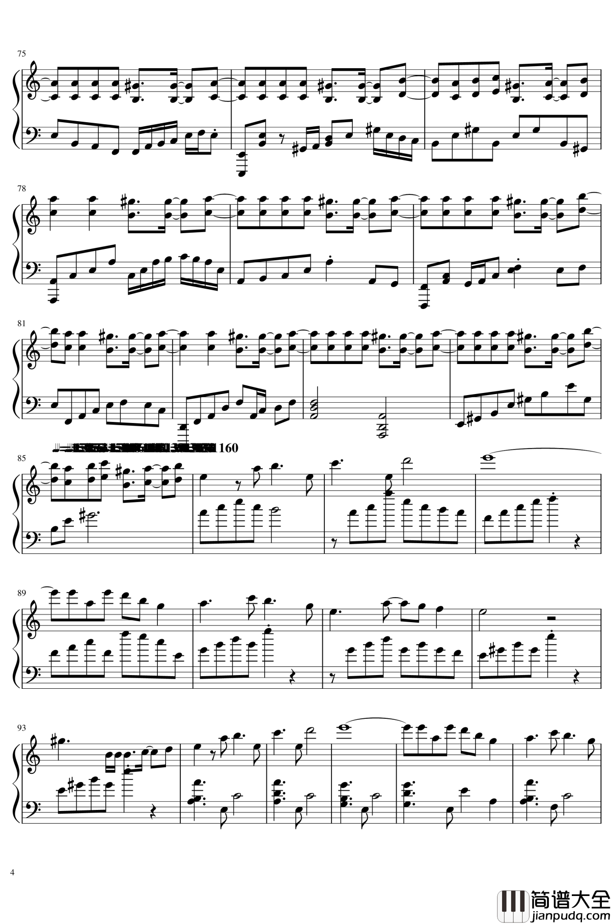 Locked_Girl_~_少女密室钢琴谱_东方红魔乡_东方project