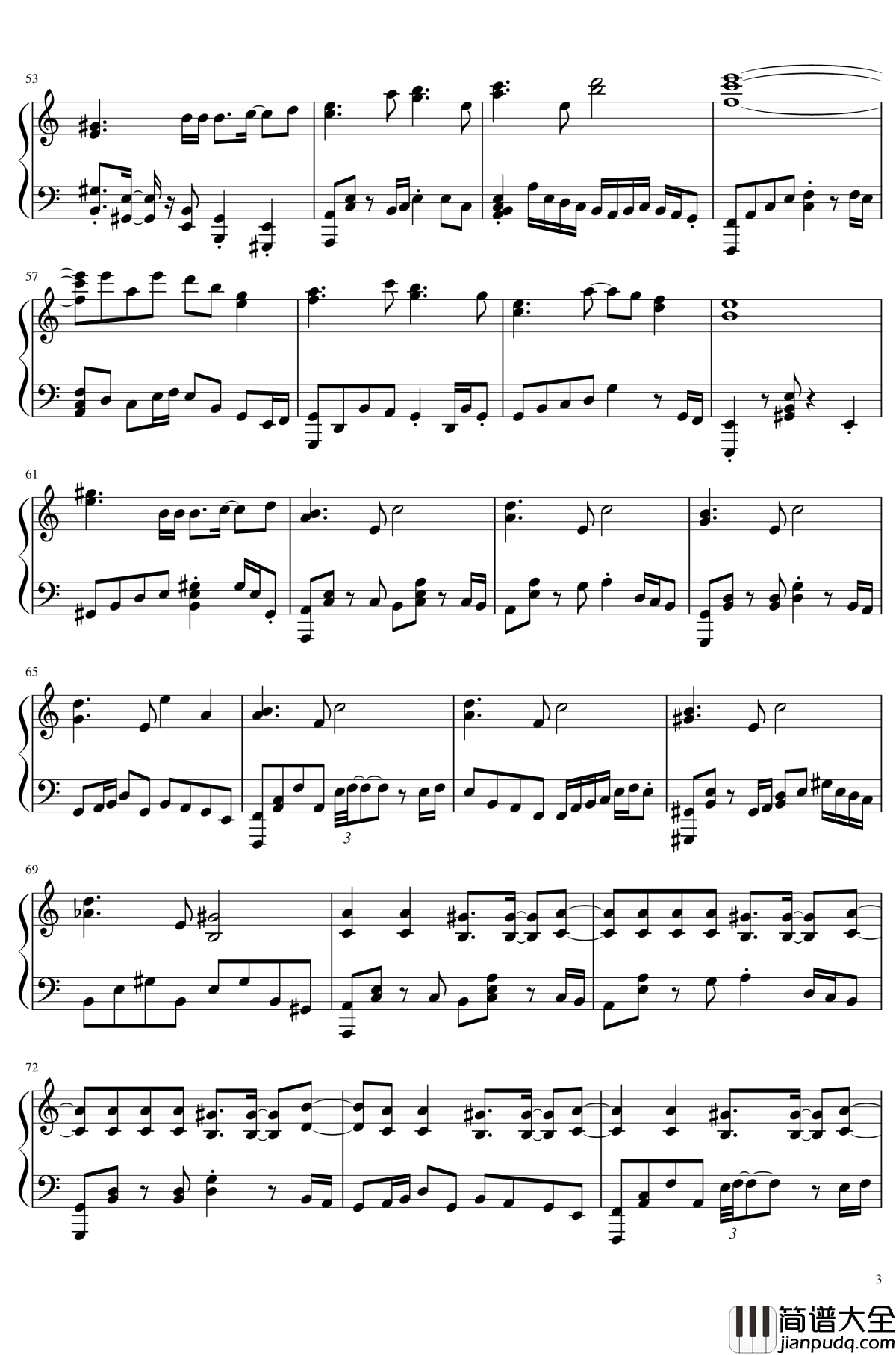 Locked_Girl_~_少女密室钢琴谱_东方红魔乡_东方project