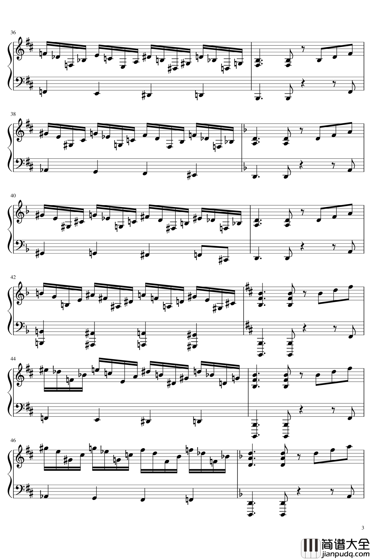 Necro_Fantasia钢琴谱_东方凭依华_东方project_凭坐处于梦与现实之间