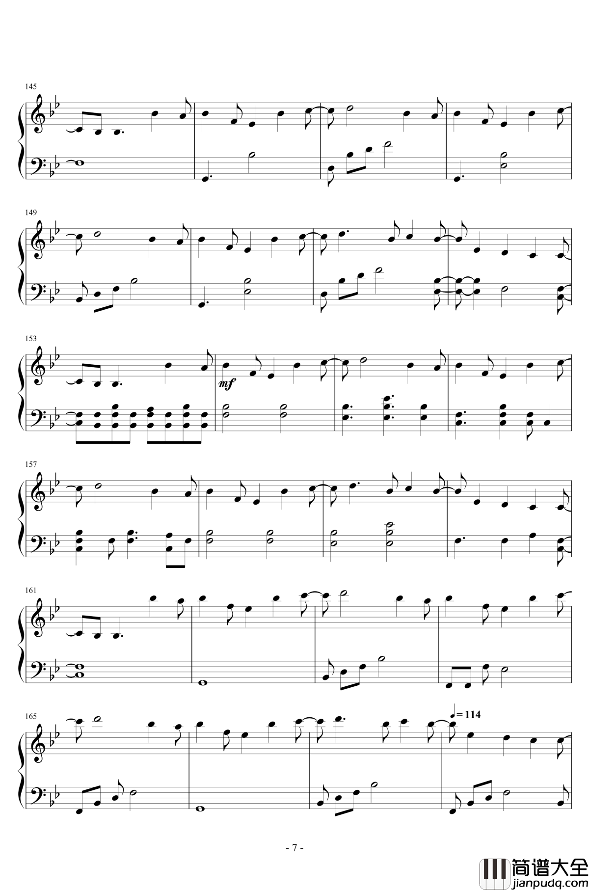 一番の宝物钢琴谱__高还原版_Angel_beatsED_麻枝准