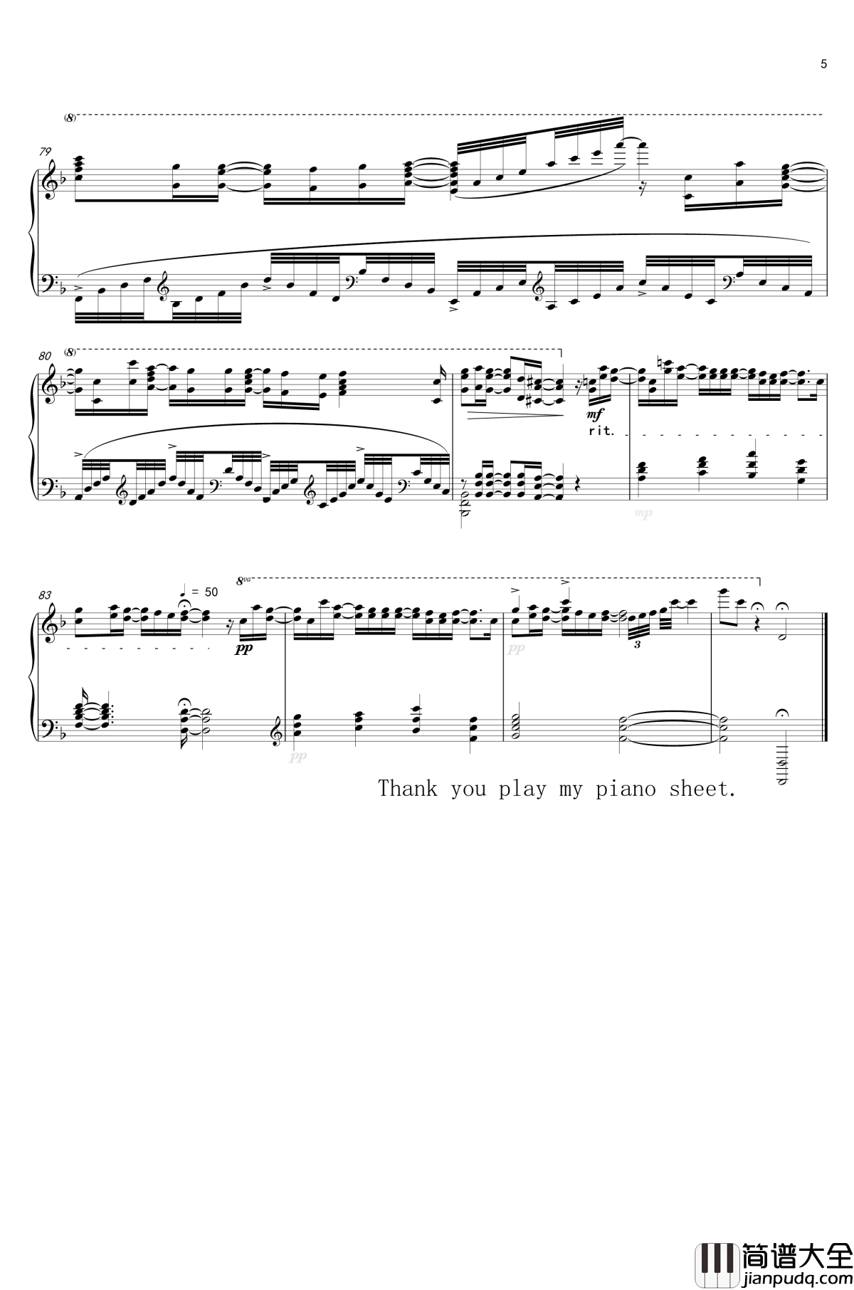 Pray钢琴谱__full_score_千菅春香