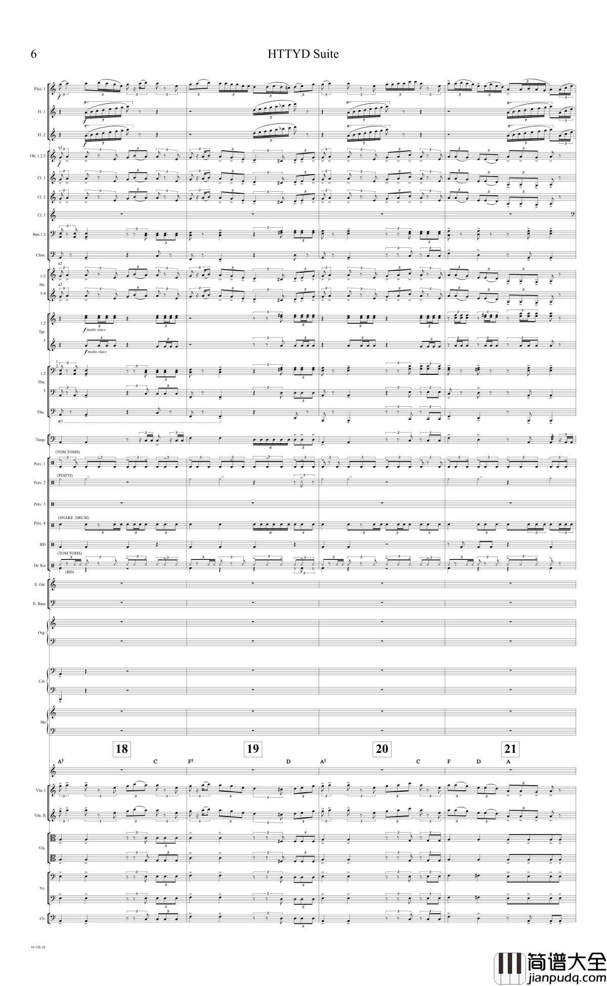 How_to_train_your_dragon_Suite钢琴谱_驯龙高手