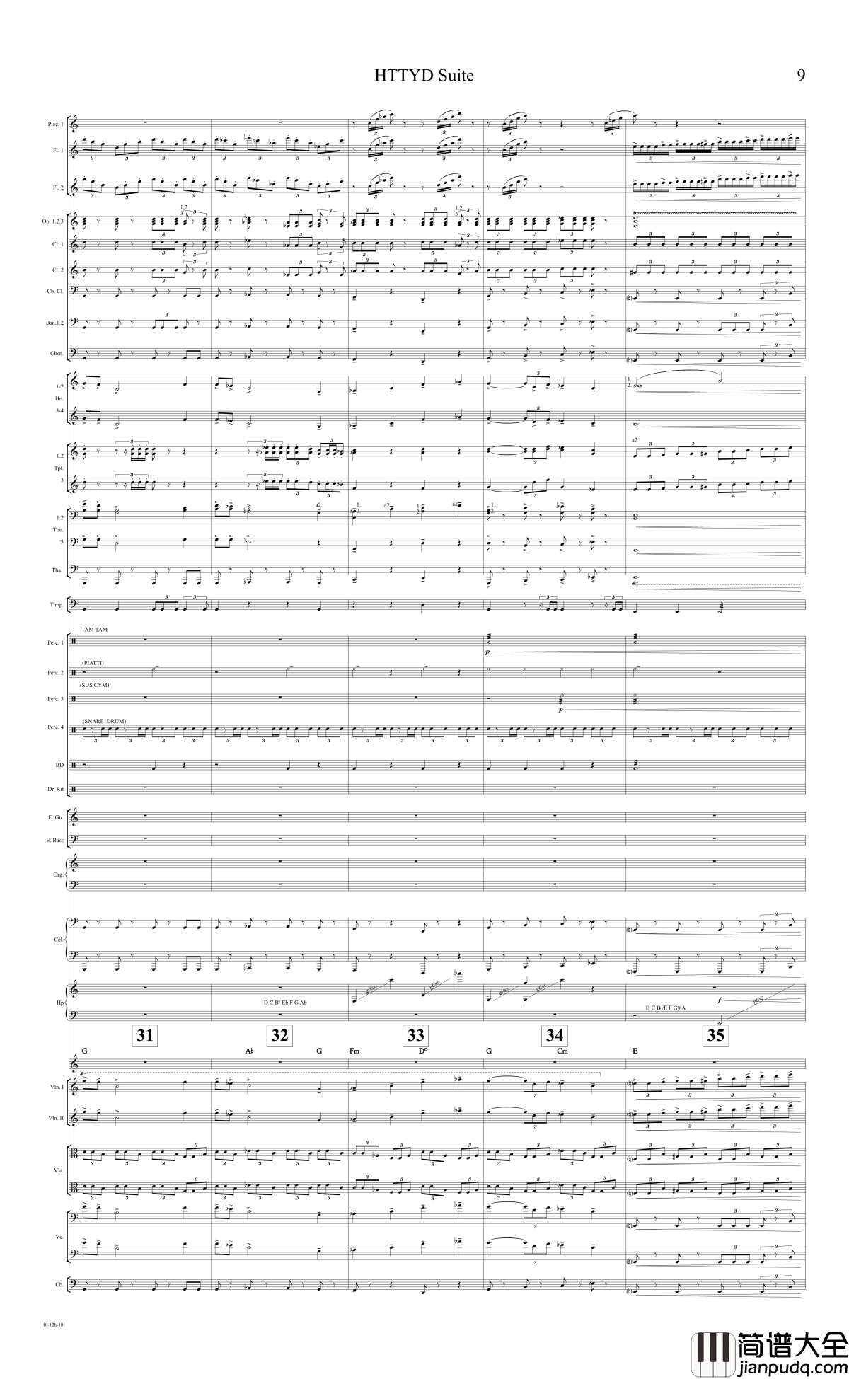 How_to_train_your_dragon_Suite钢琴谱_驯龙高手