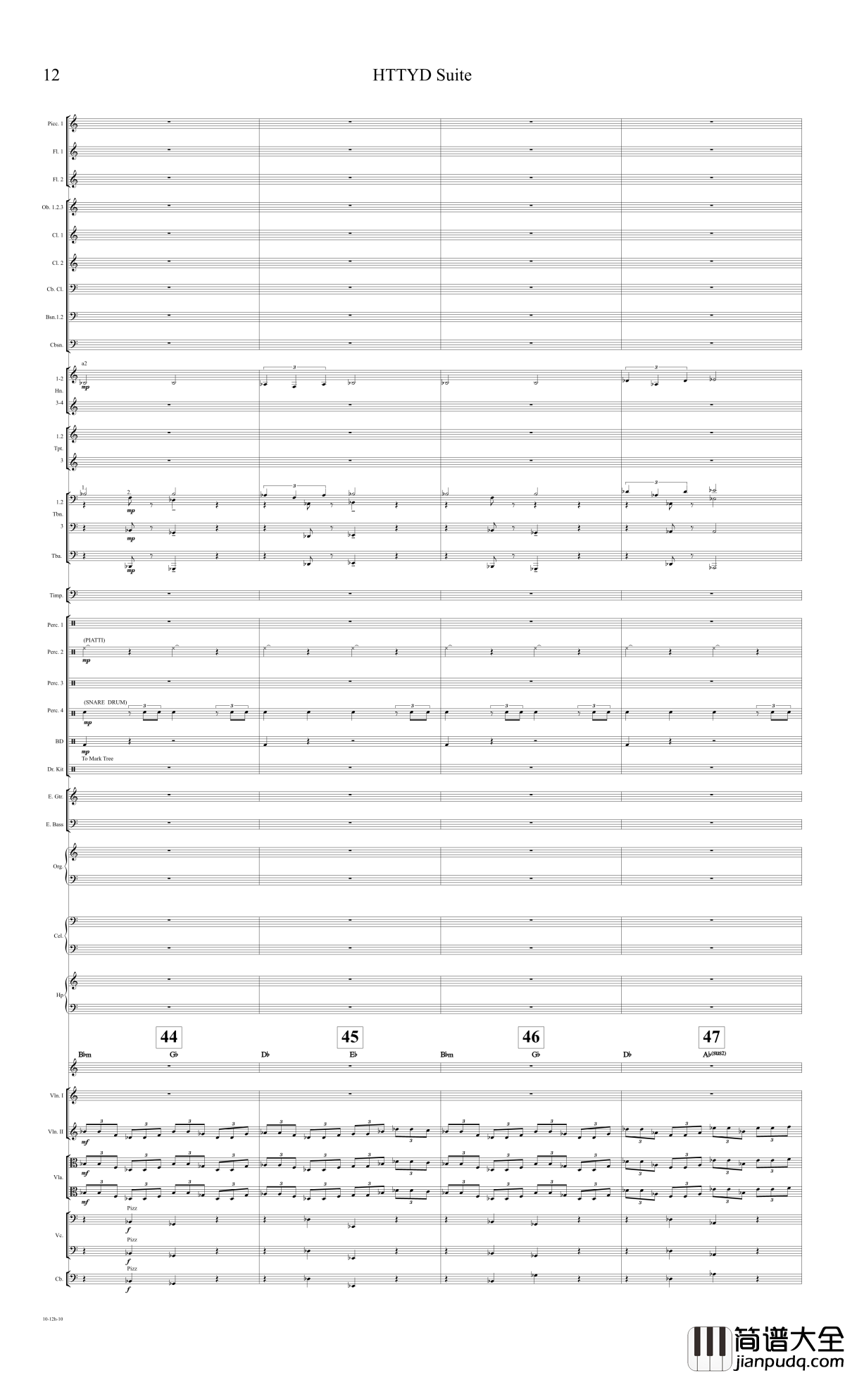 How_to_train_your_dragon_Suite钢琴谱_驯龙高手