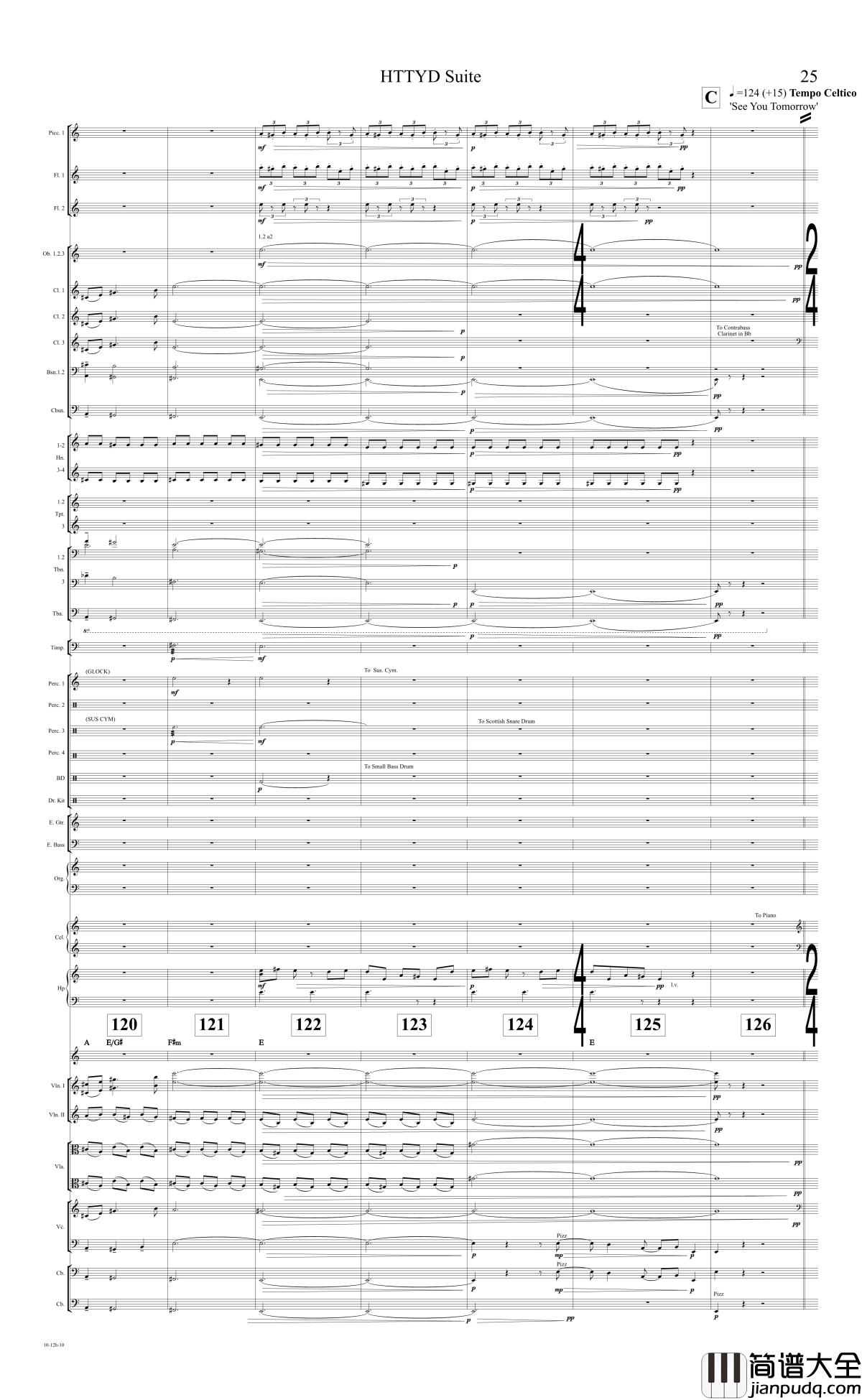 How_to_train_your_dragon_Suite钢琴谱_驯龙高手