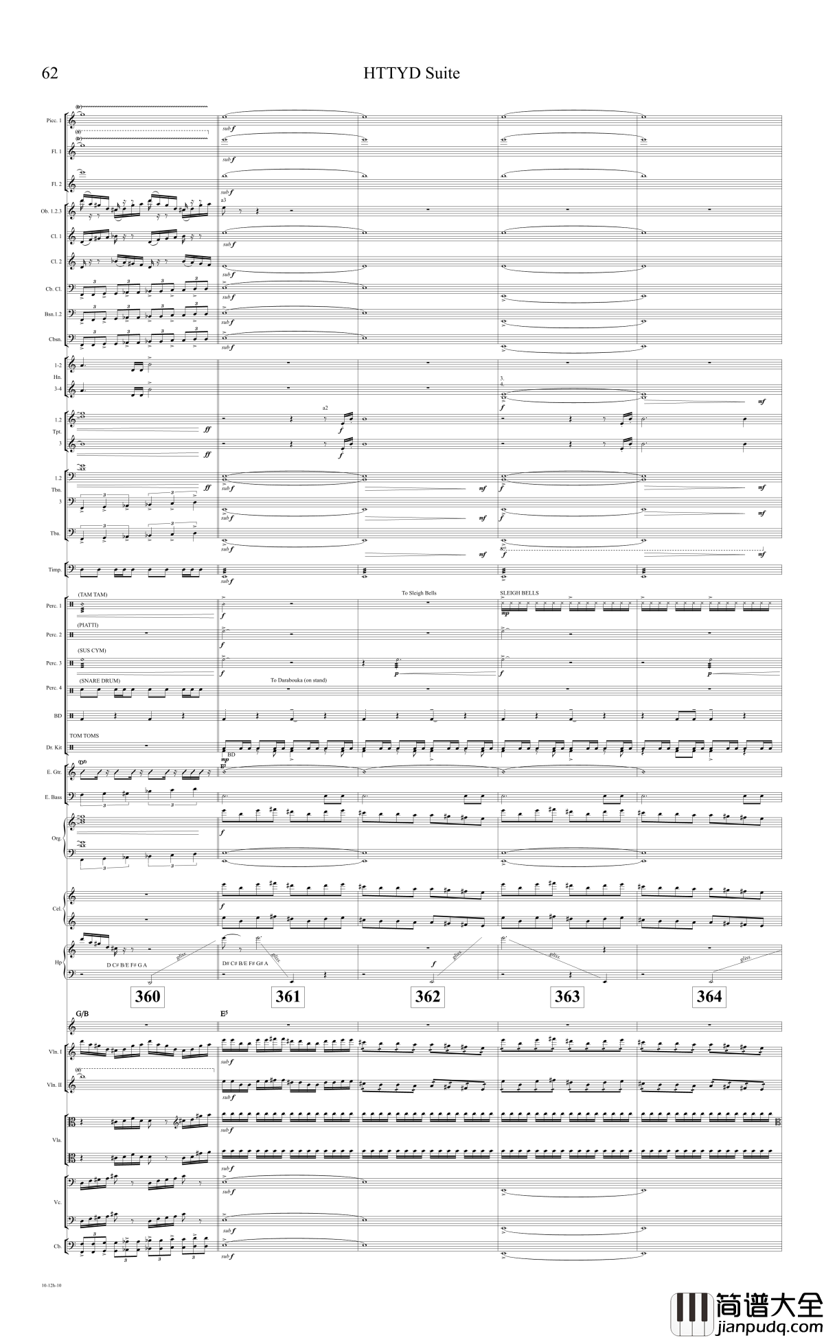 How_to_train_your_dragon_Suite钢琴谱_驯龙高手