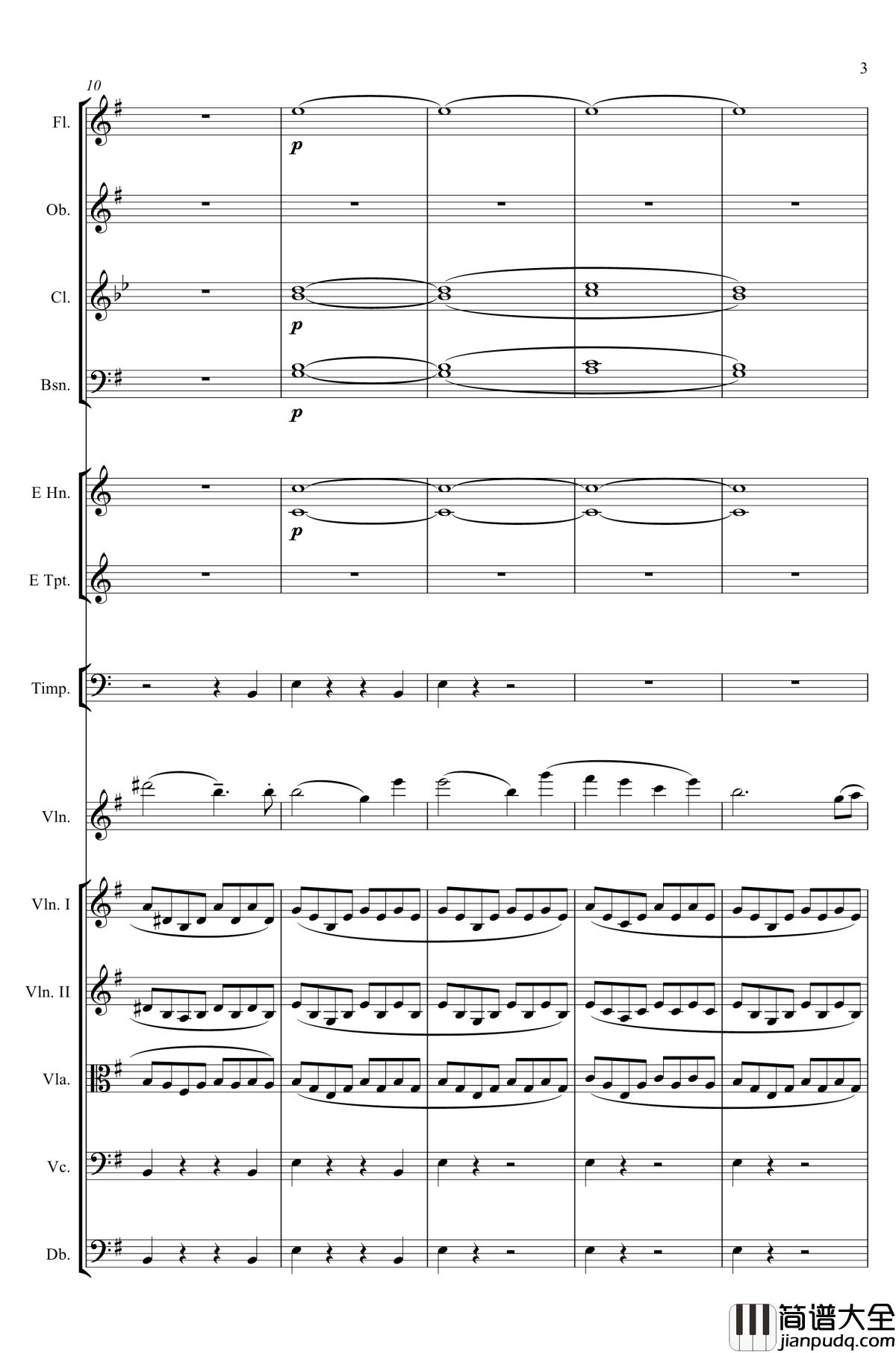 e小调小提琴协奏曲Op.64钢琴谱_第一乐章_门德尔松