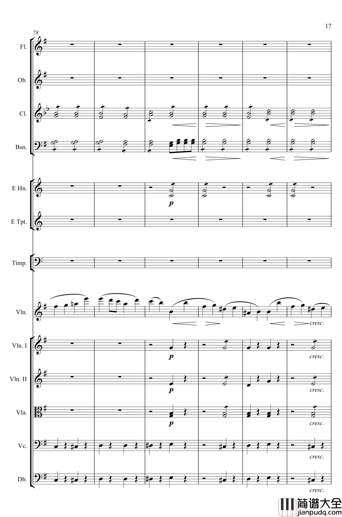 e小调小提琴协奏曲Op.64钢琴谱_第一乐章_门德尔松