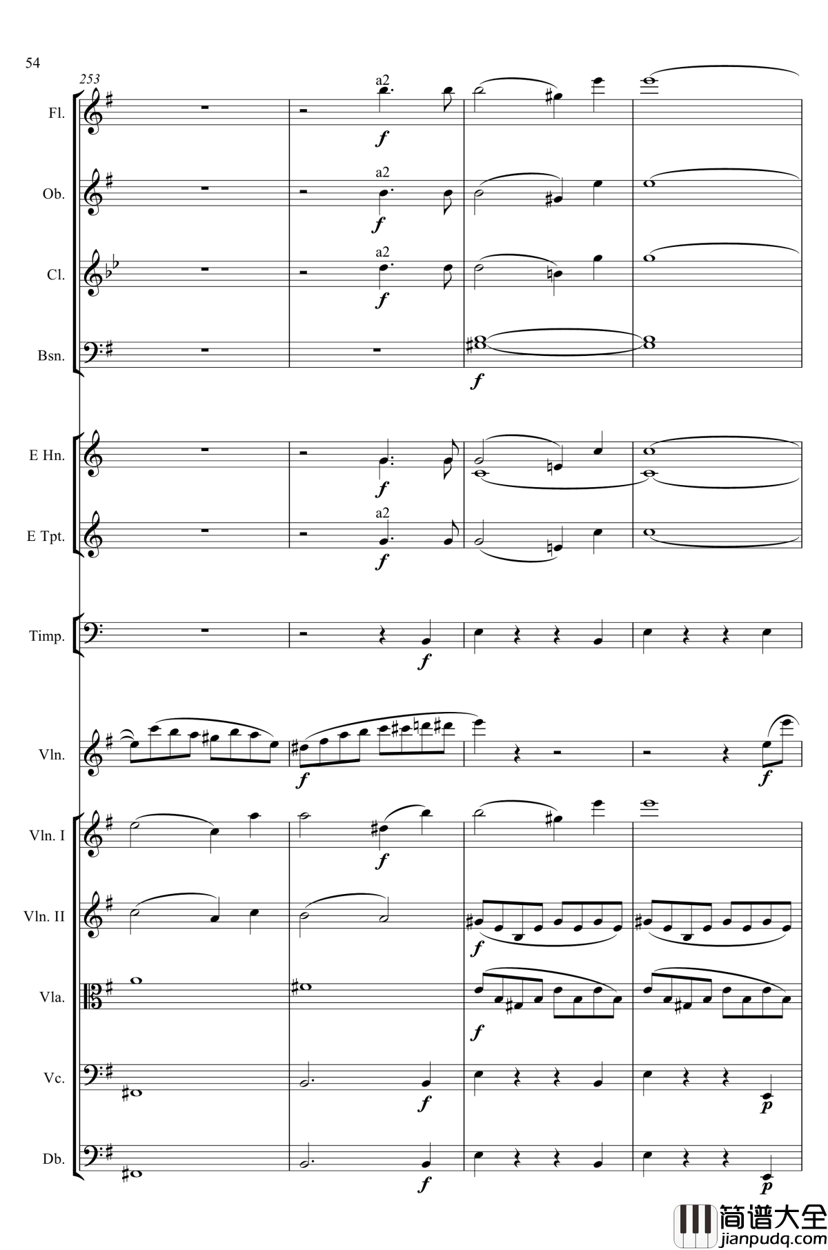 e小调小提琴协奏曲Op.64钢琴谱_第一乐章_门德尔松