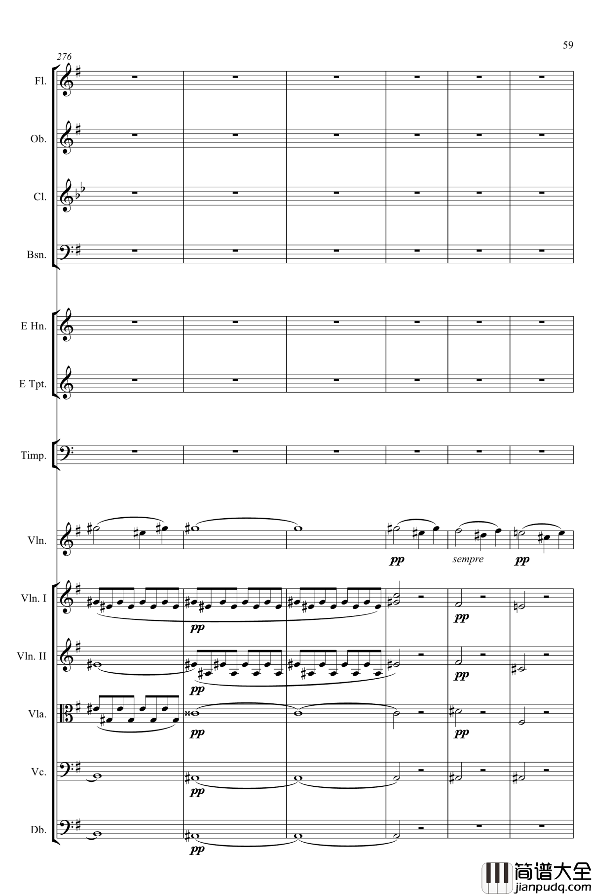 e小调小提琴协奏曲Op.64钢琴谱_第一乐章_门德尔松