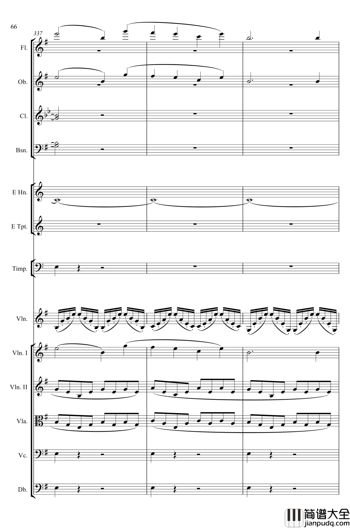 e小调小提琴协奏曲Op.64钢琴谱_第一乐章_门德尔松