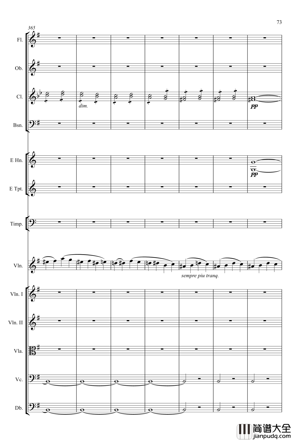 e小调小提琴协奏曲Op.64钢琴谱_第一乐章_门德尔松