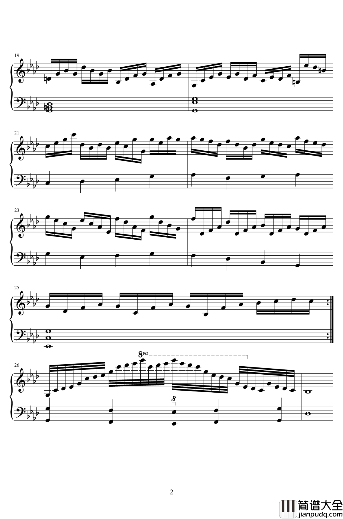 梦幻曲钢琴谱_原创_hrmc