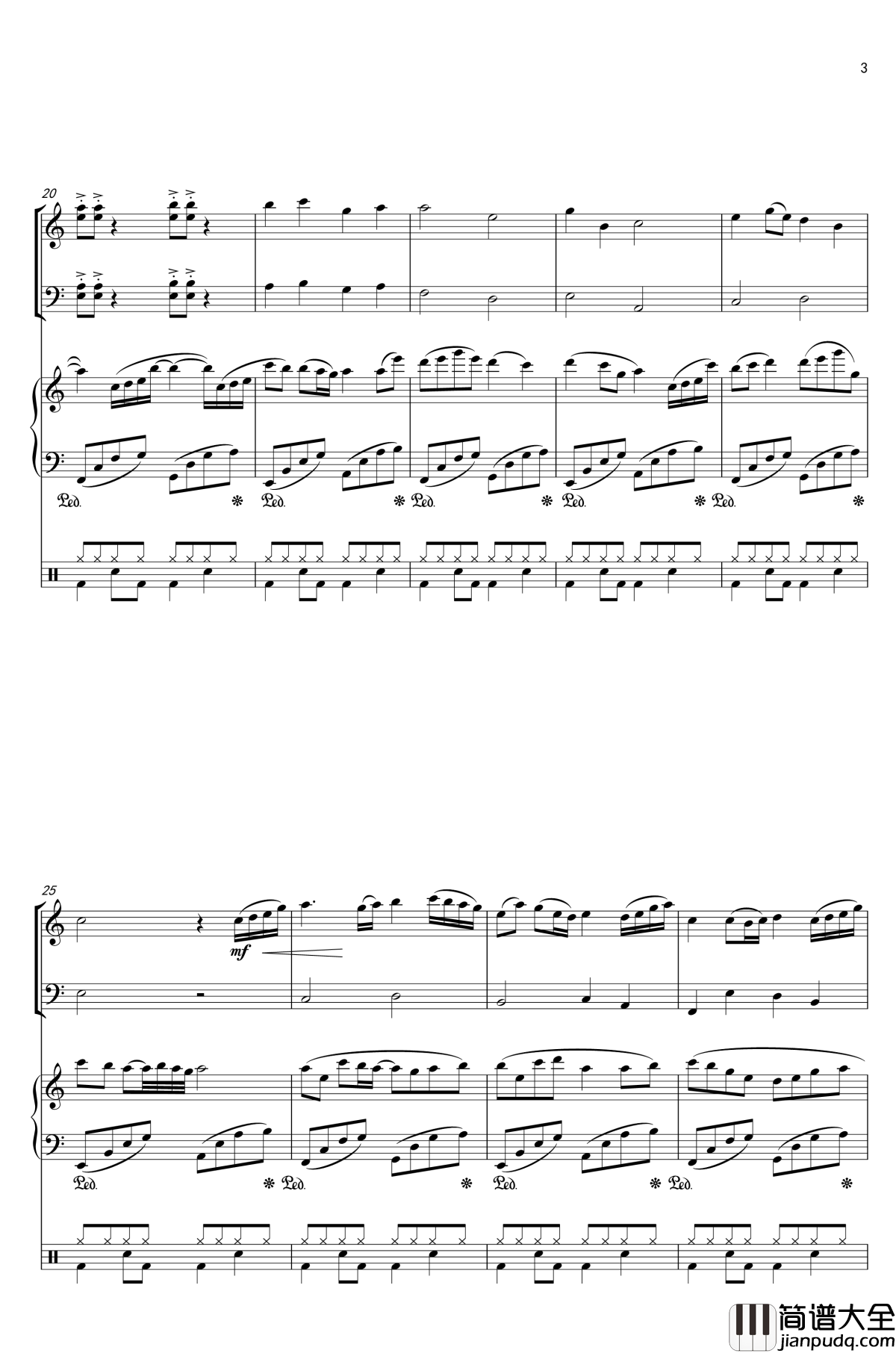 April钢琴谱_DarkSpirit