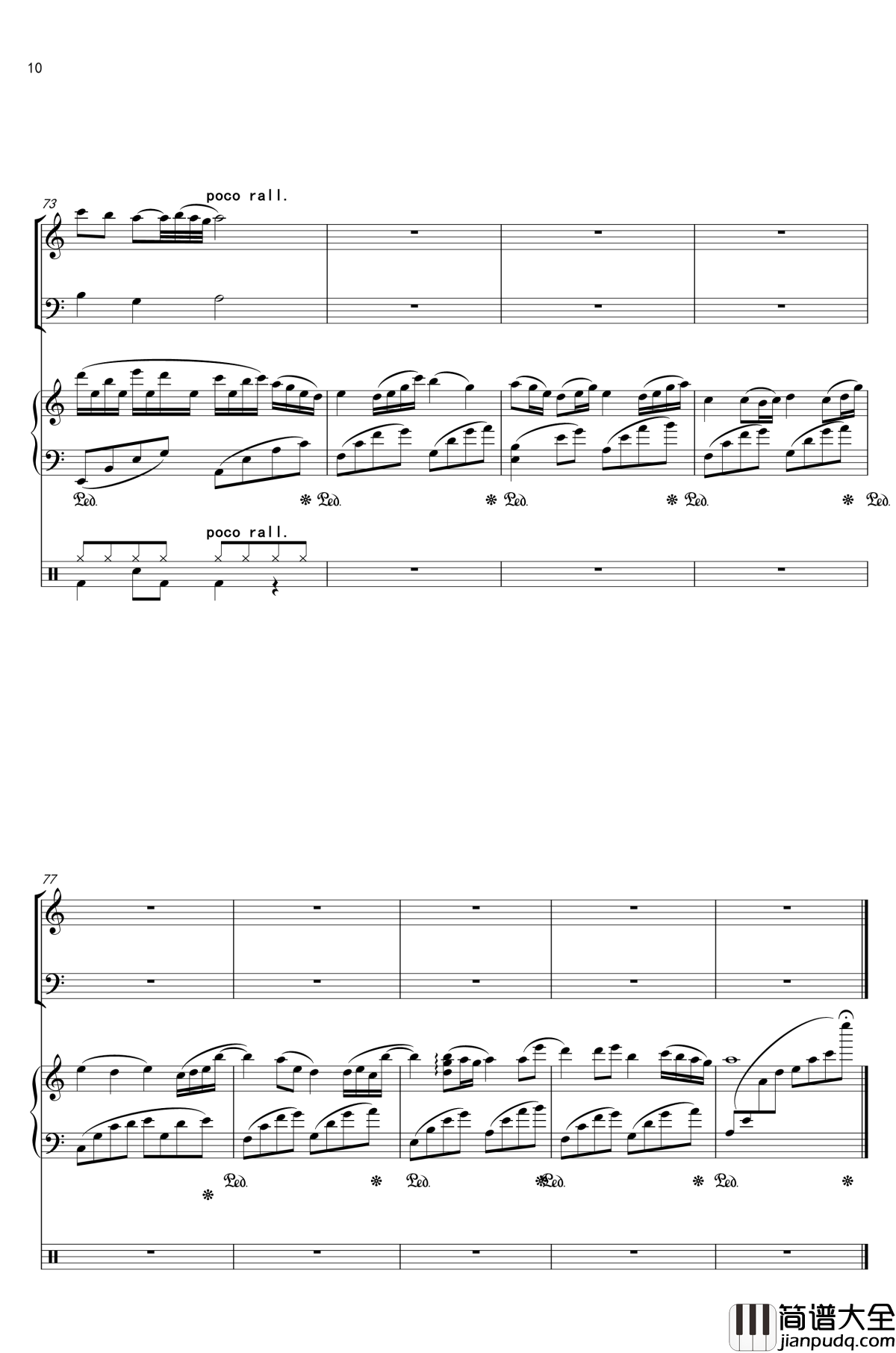 April钢琴谱_DarkSpirit