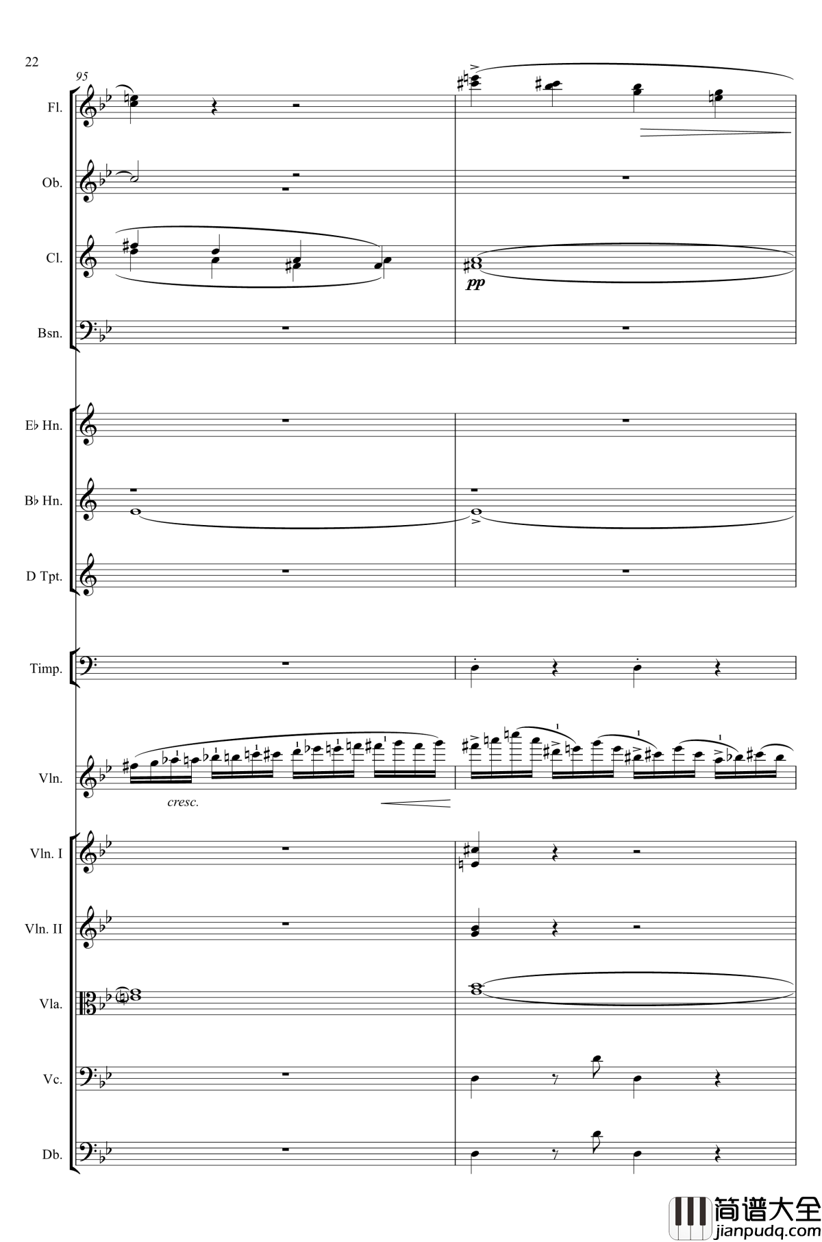 g小调第1小提琴协奏曲Op.26钢琴谱_第一乐章_Max_Bruch