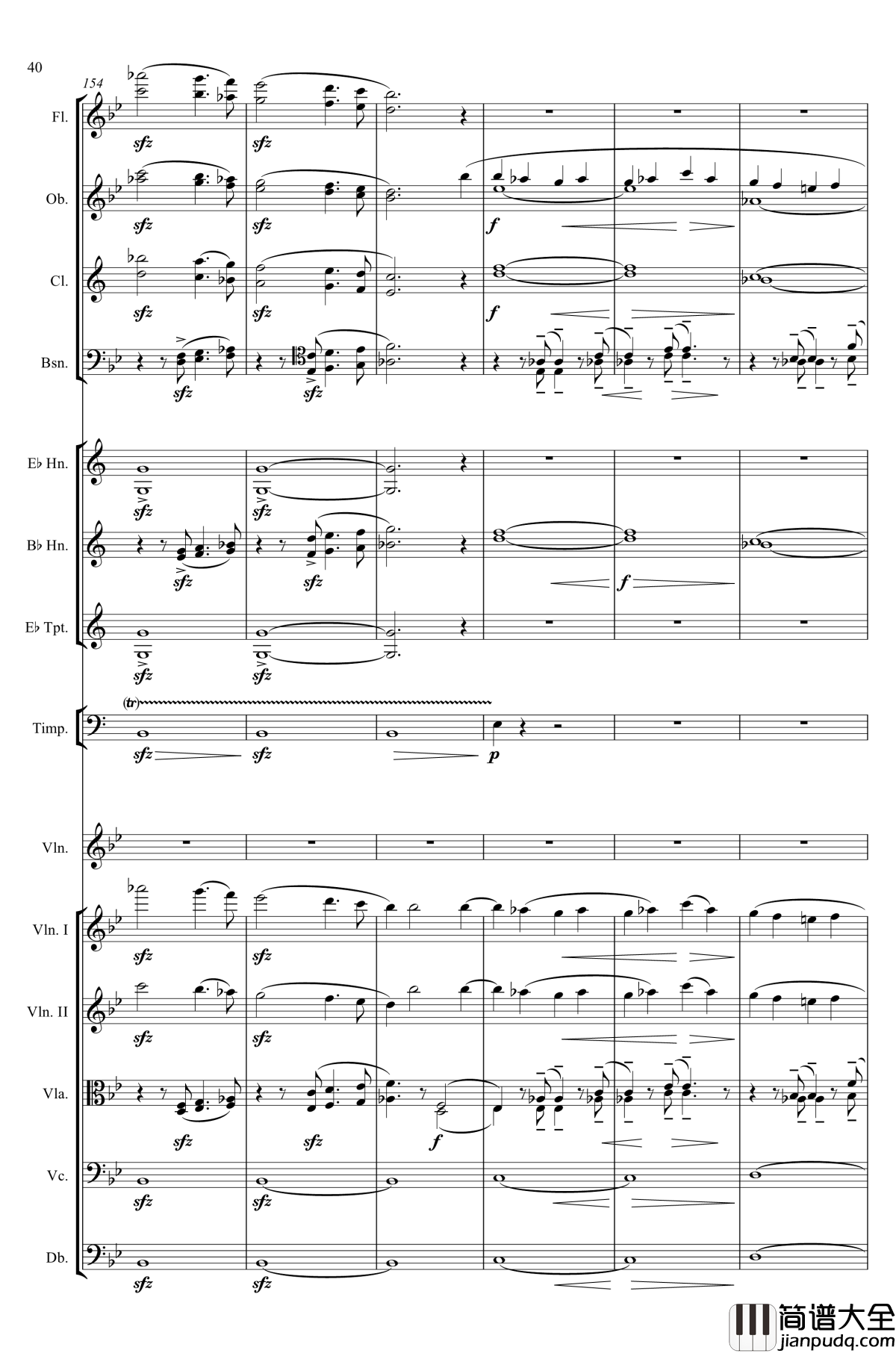 g小调第1小提琴协奏曲Op.26钢琴谱_第一乐章_Max_Bruch