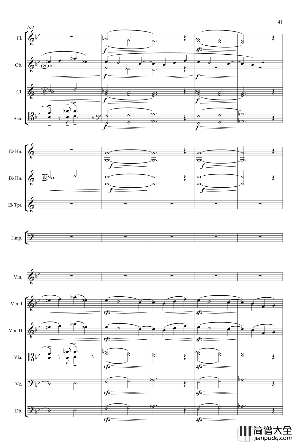 g小调第1小提琴协奏曲Op.26钢琴谱_第一乐章_Max_Bruch