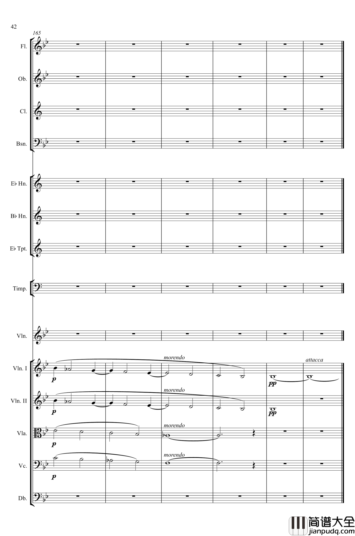 g小调第1小提琴协奏曲Op.26钢琴谱_第一乐章_Max_Bruch