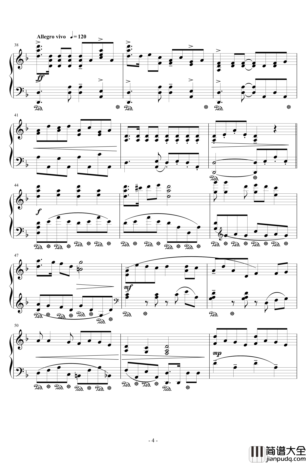 山丹丹开花红艳艳钢琴谱_陕北民歌