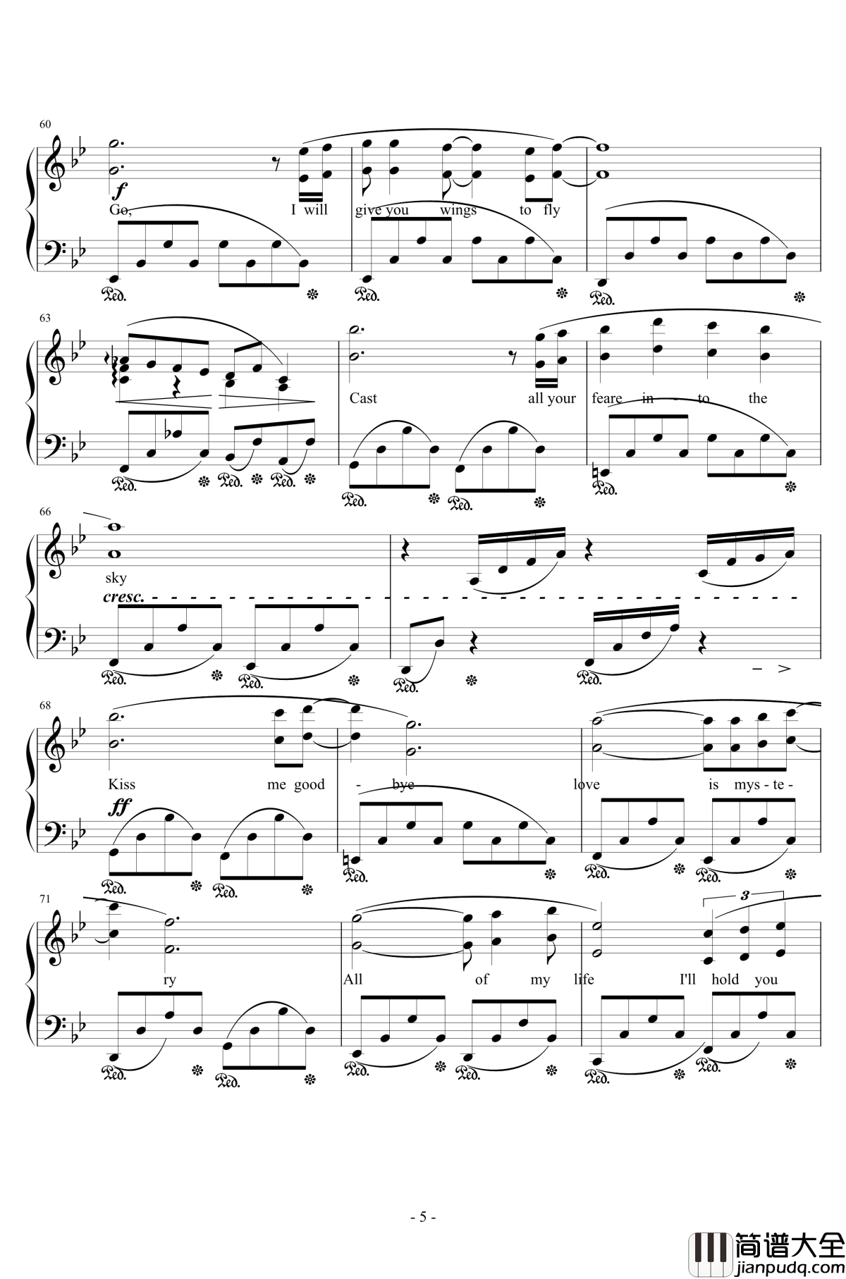 Kiss_Me_Good_Bye钢琴谱_by_Susan_Calloway_Susan_Calloway