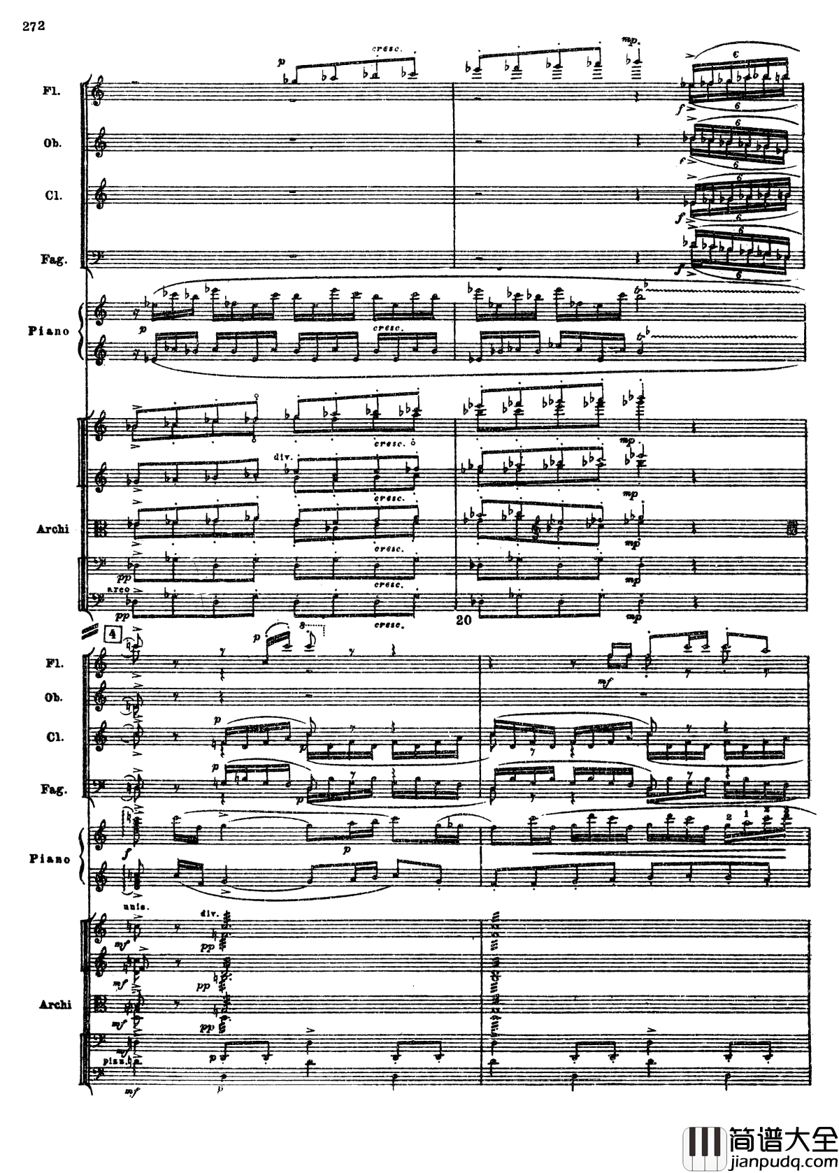 普罗科菲耶夫第三钢琴协奏曲钢琴谱_总谱_普罗科非耶夫