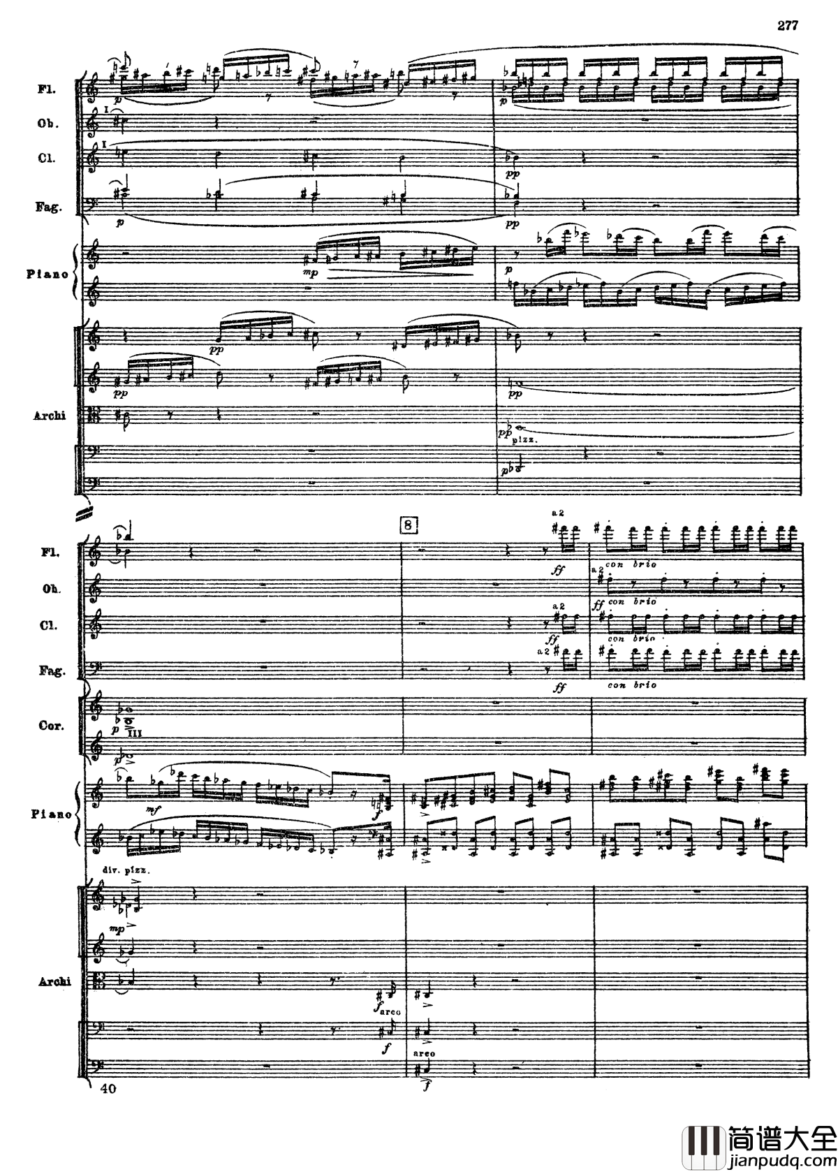 普罗科菲耶夫第三钢琴协奏曲钢琴谱_总谱_普罗科非耶夫