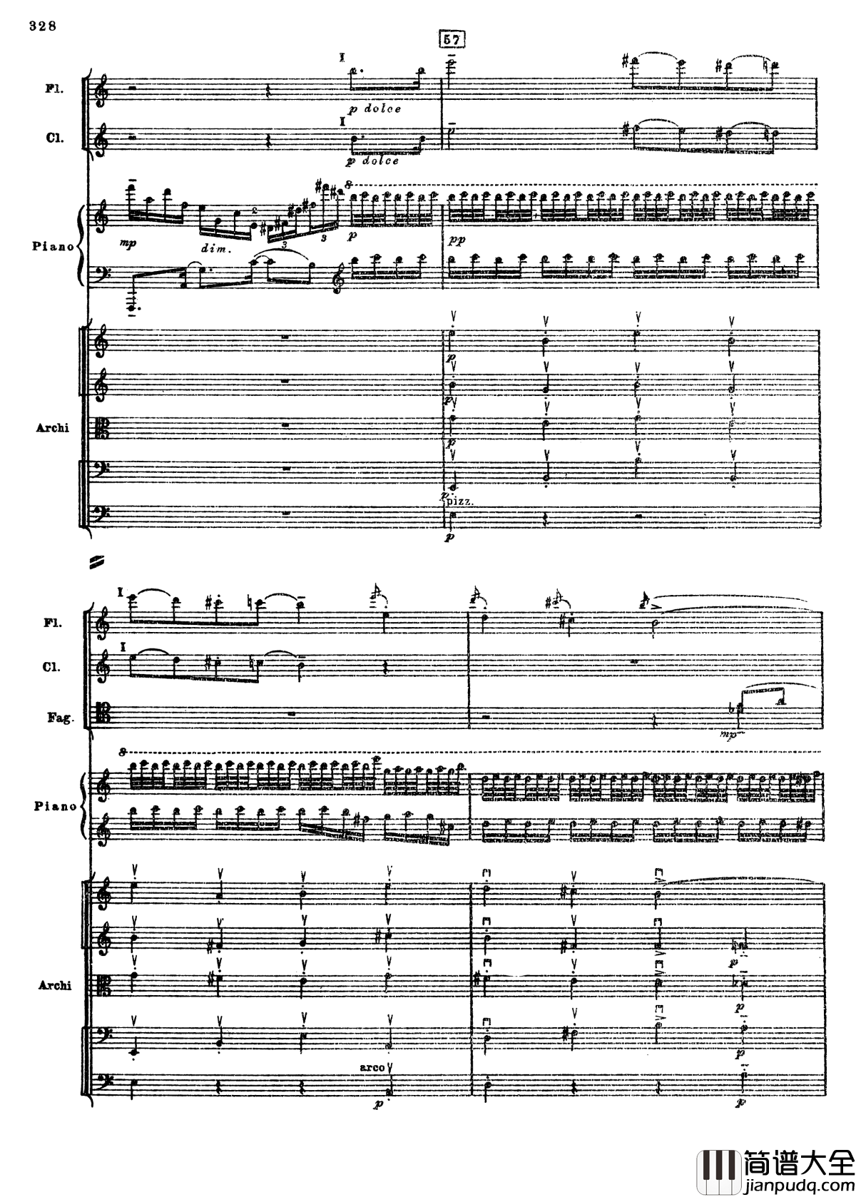 普罗科菲耶夫第三钢琴协奏曲钢琴谱_总谱_普罗科非耶夫