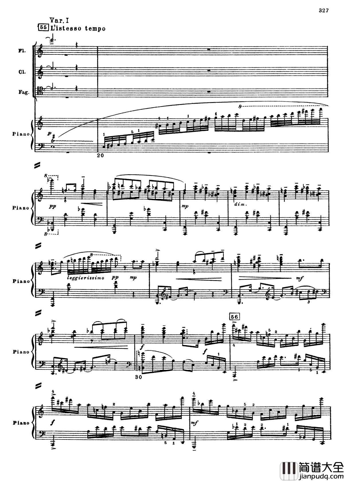 普罗科菲耶夫第三钢琴协奏曲钢琴谱_总谱_普罗科非耶夫