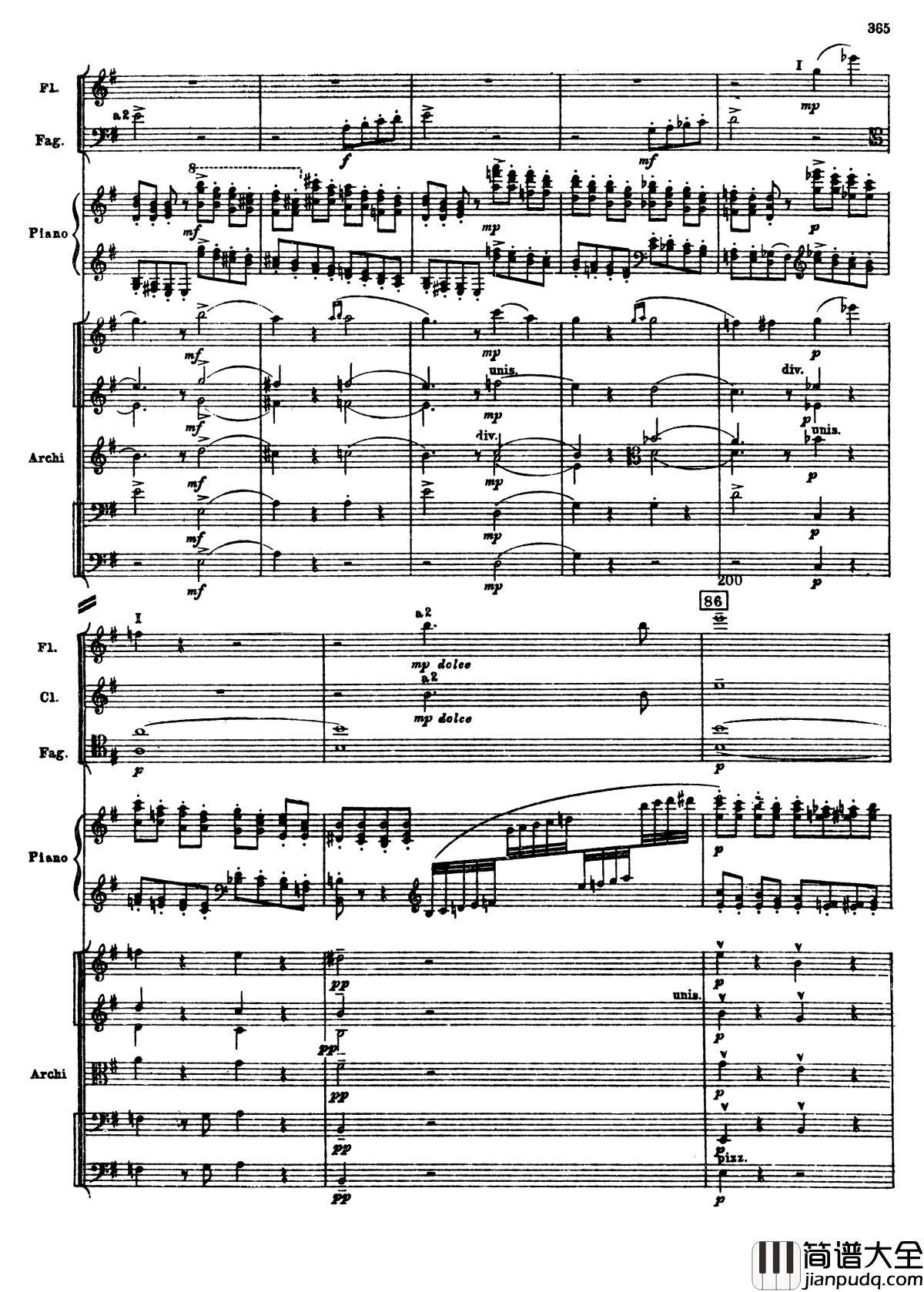 普罗科菲耶夫第三钢琴协奏曲钢琴谱_总谱_普罗科非耶夫