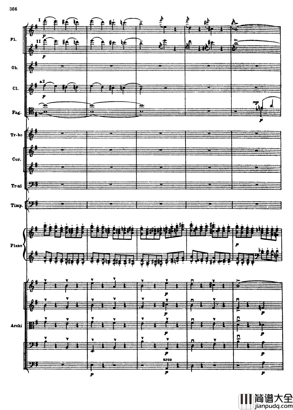 普罗科菲耶夫第三钢琴协奏曲钢琴谱_总谱_普罗科非耶夫