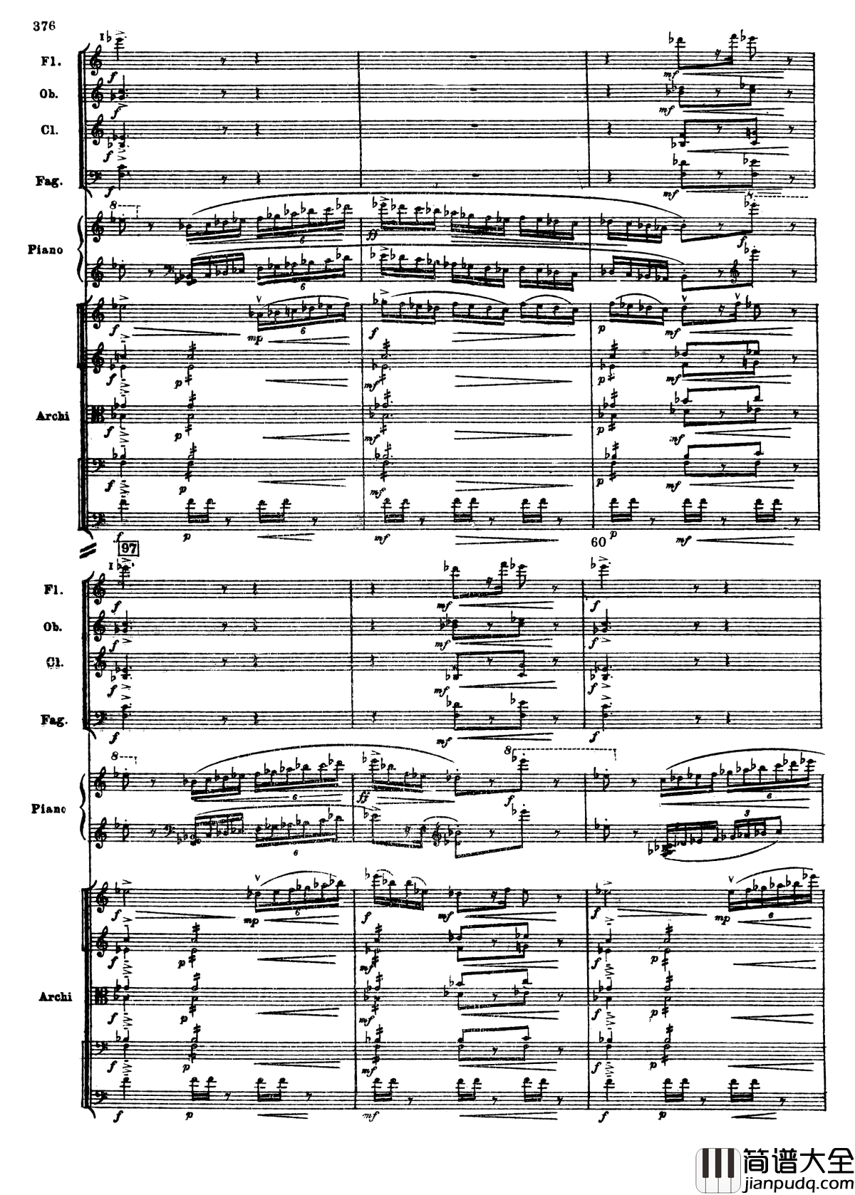 普罗科菲耶夫第三钢琴协奏曲钢琴谱_总谱_普罗科非耶夫