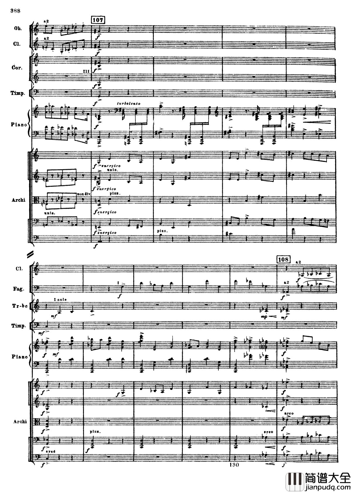 普罗科菲耶夫第三钢琴协奏曲钢琴谱_总谱_普罗科非耶夫