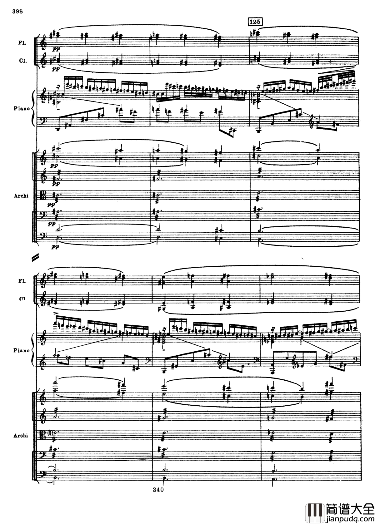 普罗科菲耶夫第三钢琴协奏曲钢琴谱_总谱_普罗科非耶夫