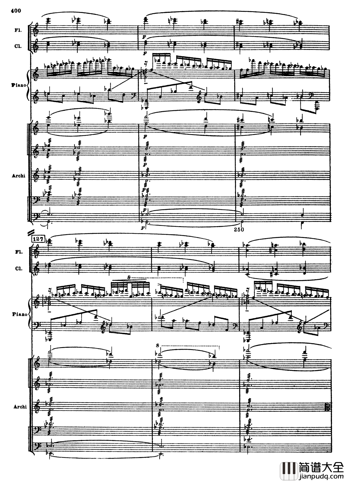 普罗科菲耶夫第三钢琴协奏曲钢琴谱_总谱_普罗科非耶夫