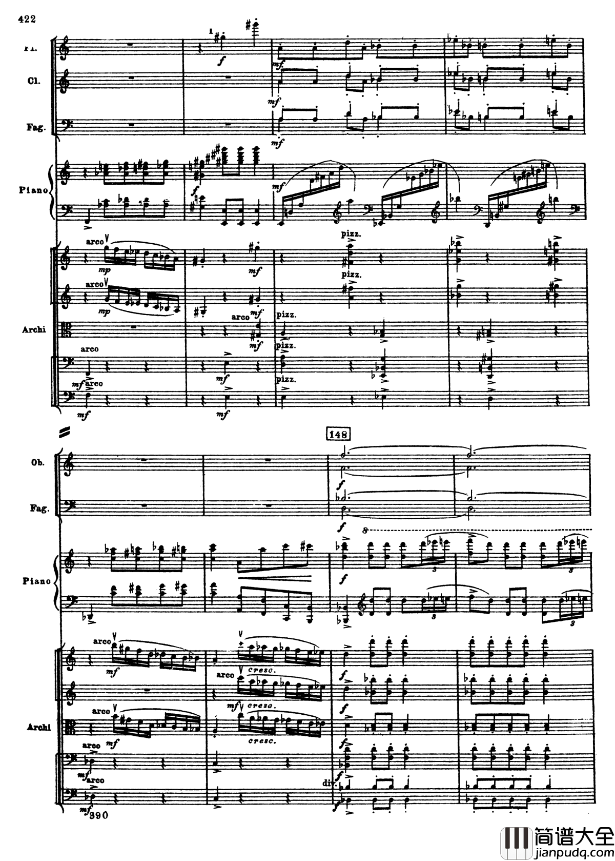 普罗科菲耶夫第三钢琴协奏曲钢琴谱_总谱_普罗科非耶夫