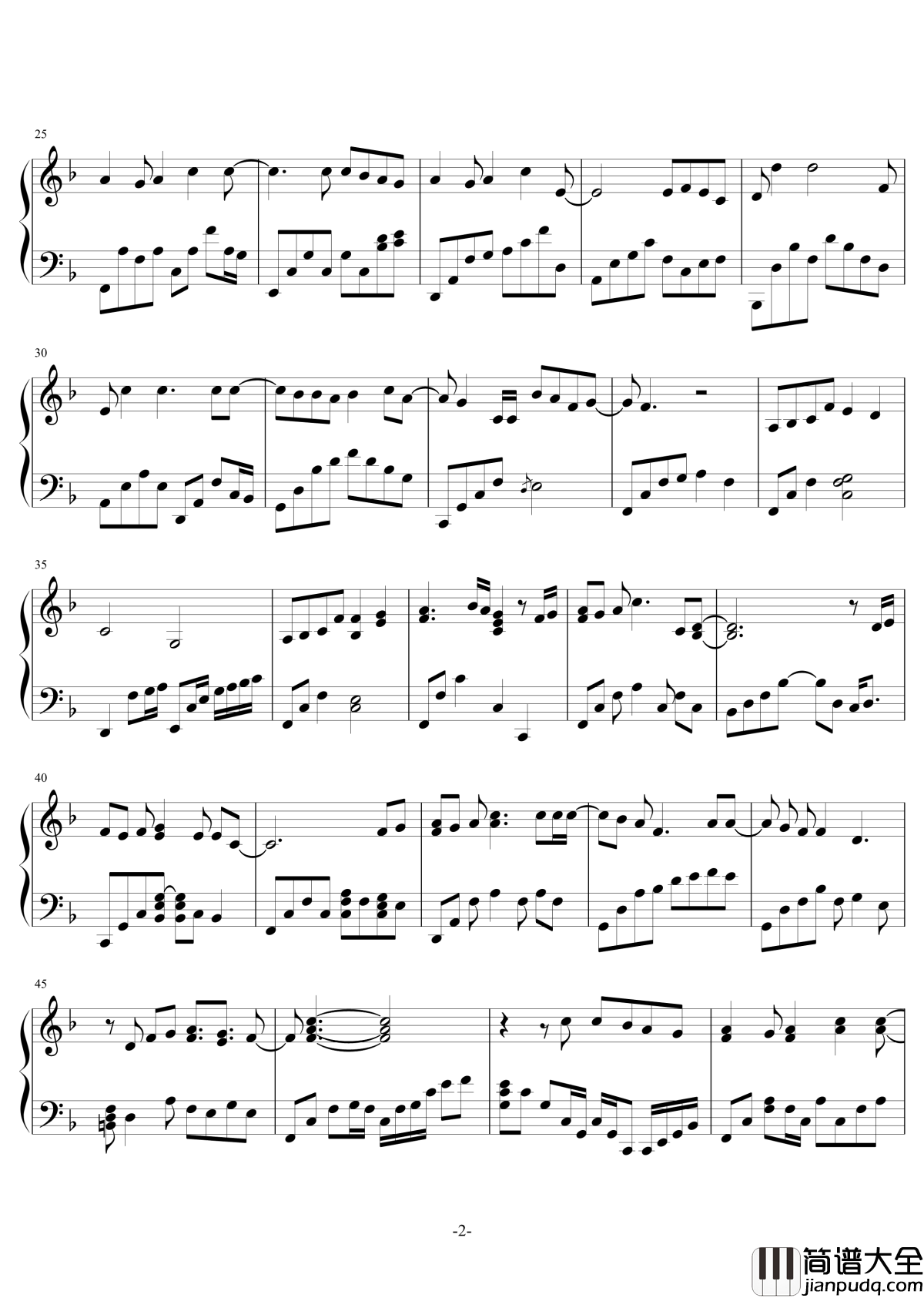 我的宣言钢琴谱_周柏豪