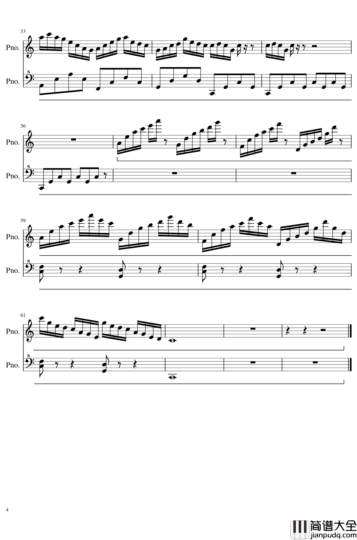 水滴/Waterdrops钢琴谱_影视