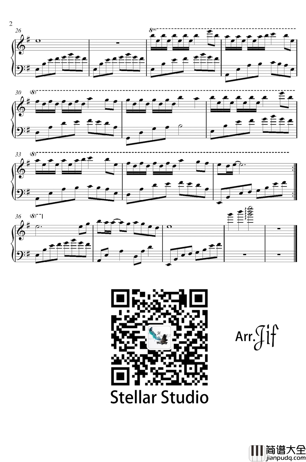 一生所爱钢琴谱_拜厄程度弹奏_卢冠廷