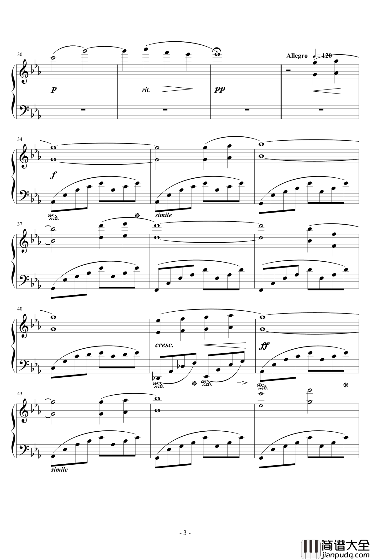 最终幻想13_奇迹钢琴谱_浜涡正志