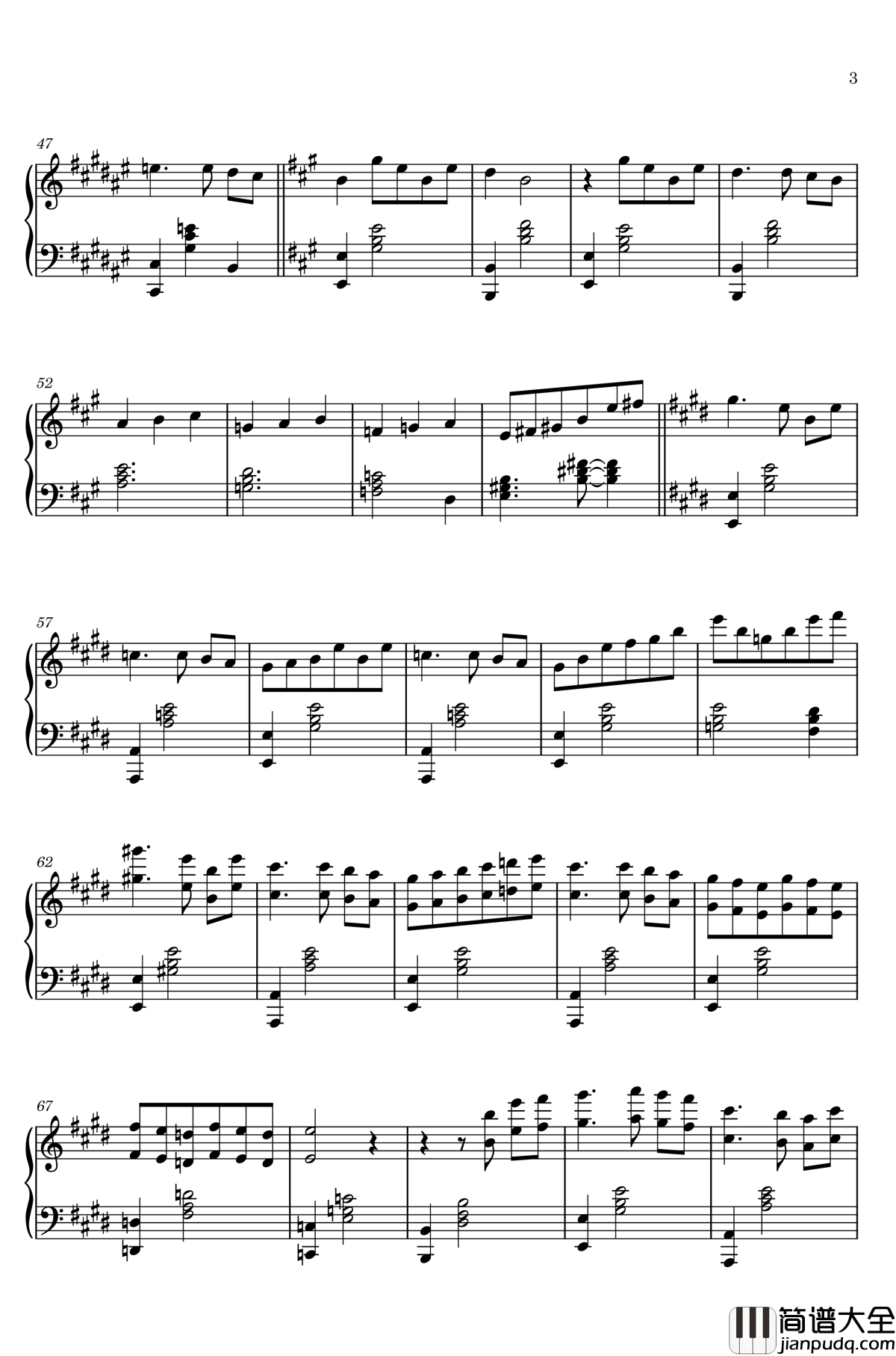 立冬_阳光_落叶钢琴谱_gyf513