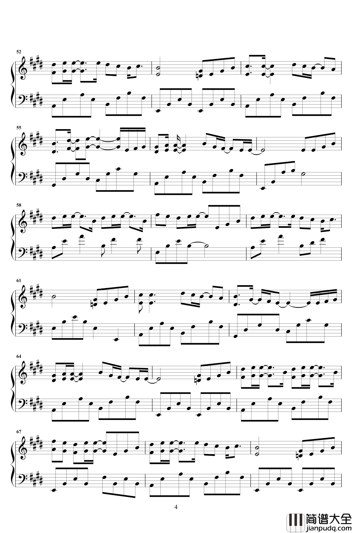 请先说你好钢琴谱_贺一航