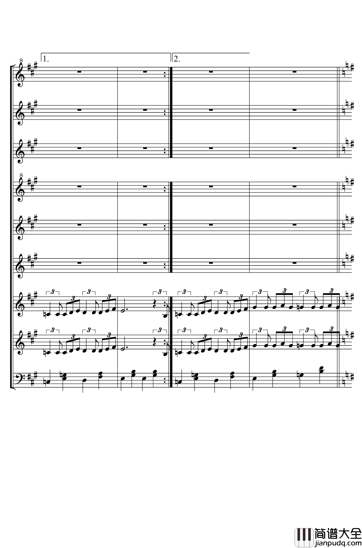 EDGE钢琴谱_二夜祭