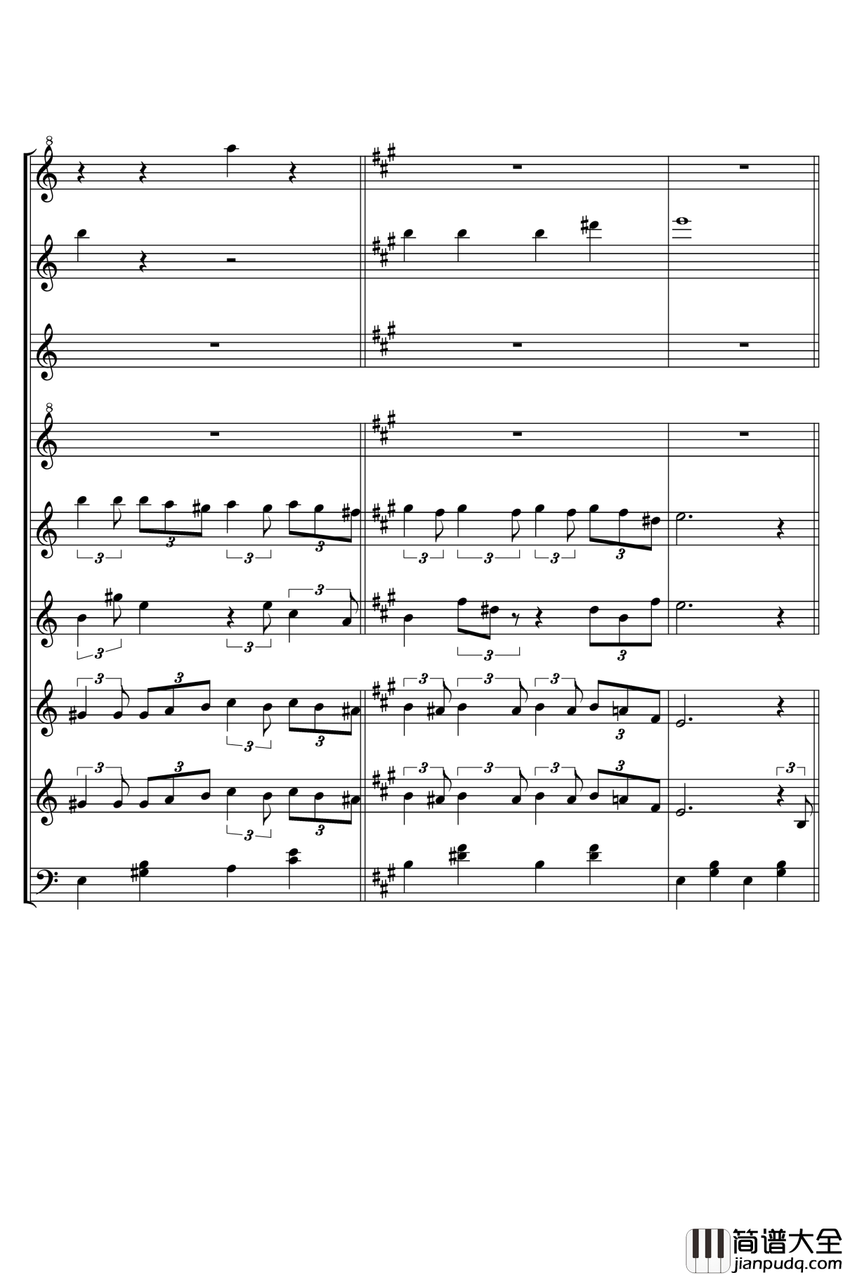 EDGE钢琴谱_二夜祭