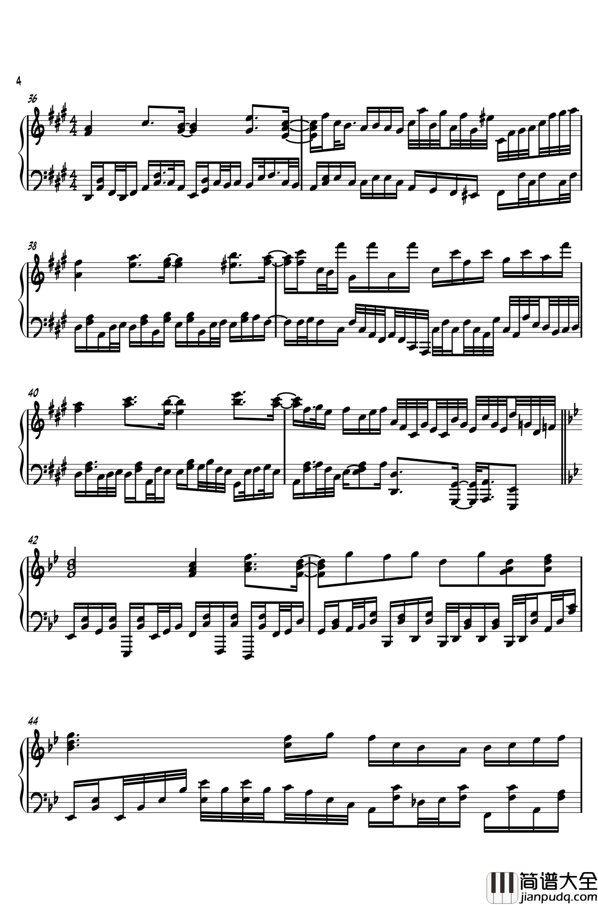 神圣庄严的古战场钢琴谱_Suwa_Foughten_Field_东方风神录_东方project