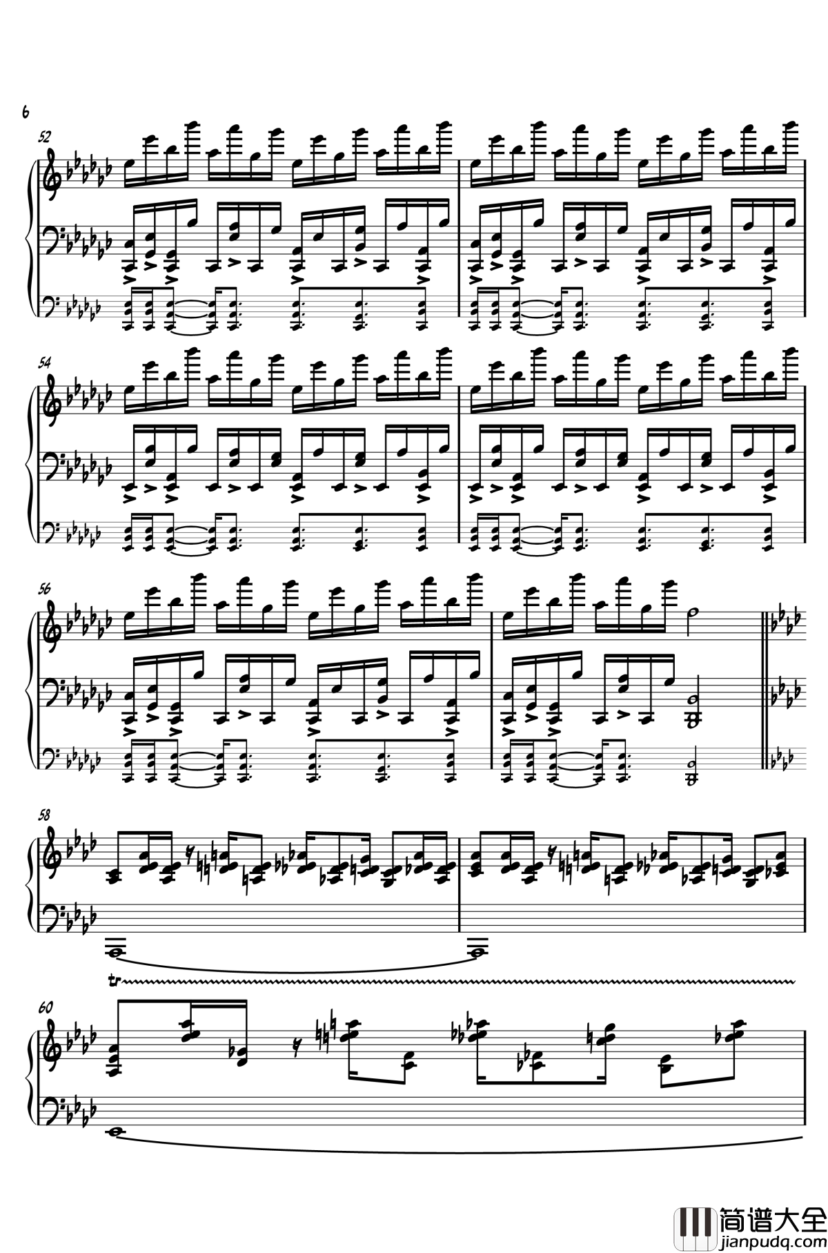 神圣庄严的古战场钢琴谱_Suwa_Foughten_Field_东方风神录_东方project