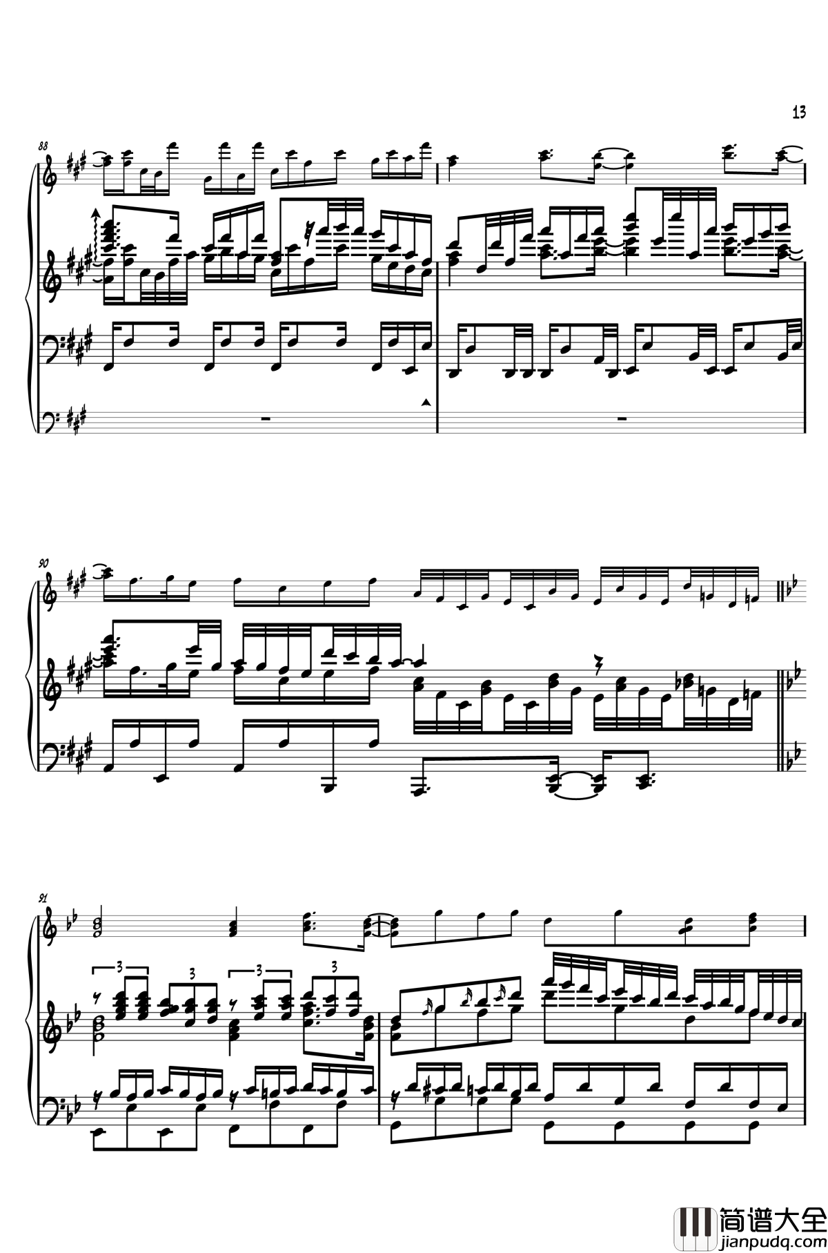 神圣庄严的古战场钢琴谱_Suwa_Foughten_Field_东方风神录_东方project