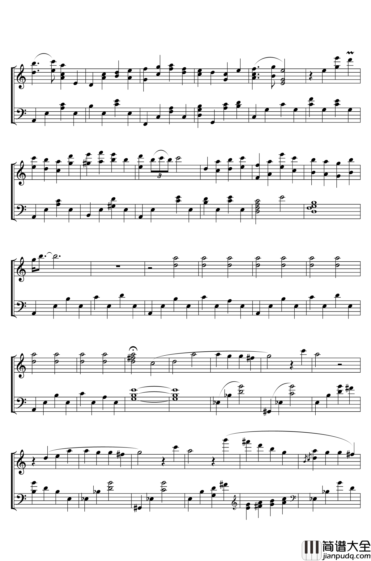 Yesterdays钢琴谱_告别回忆~无垢少女BGM_阿保刚