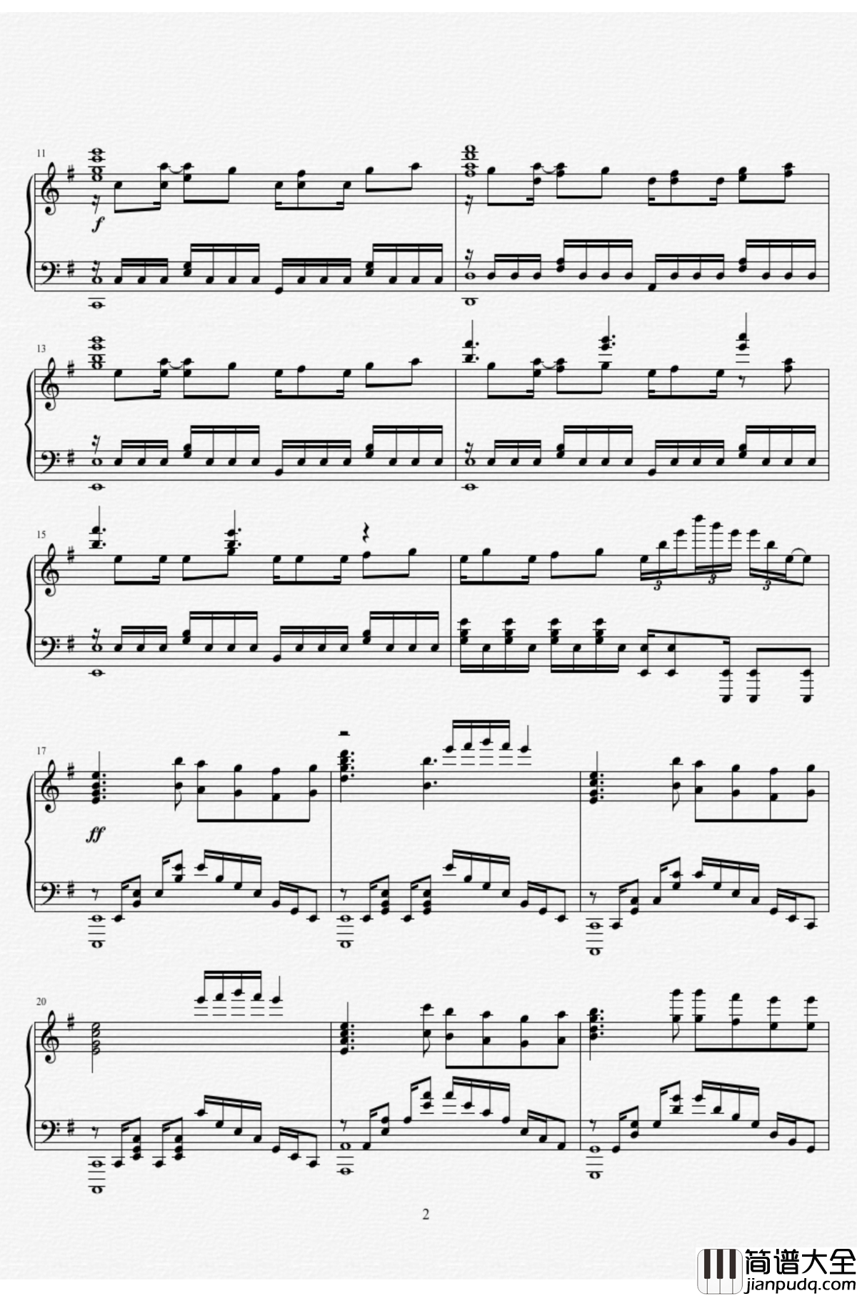 re_awake钢琴谱_命运石之门0_Steins_Gate_0_阿保刚