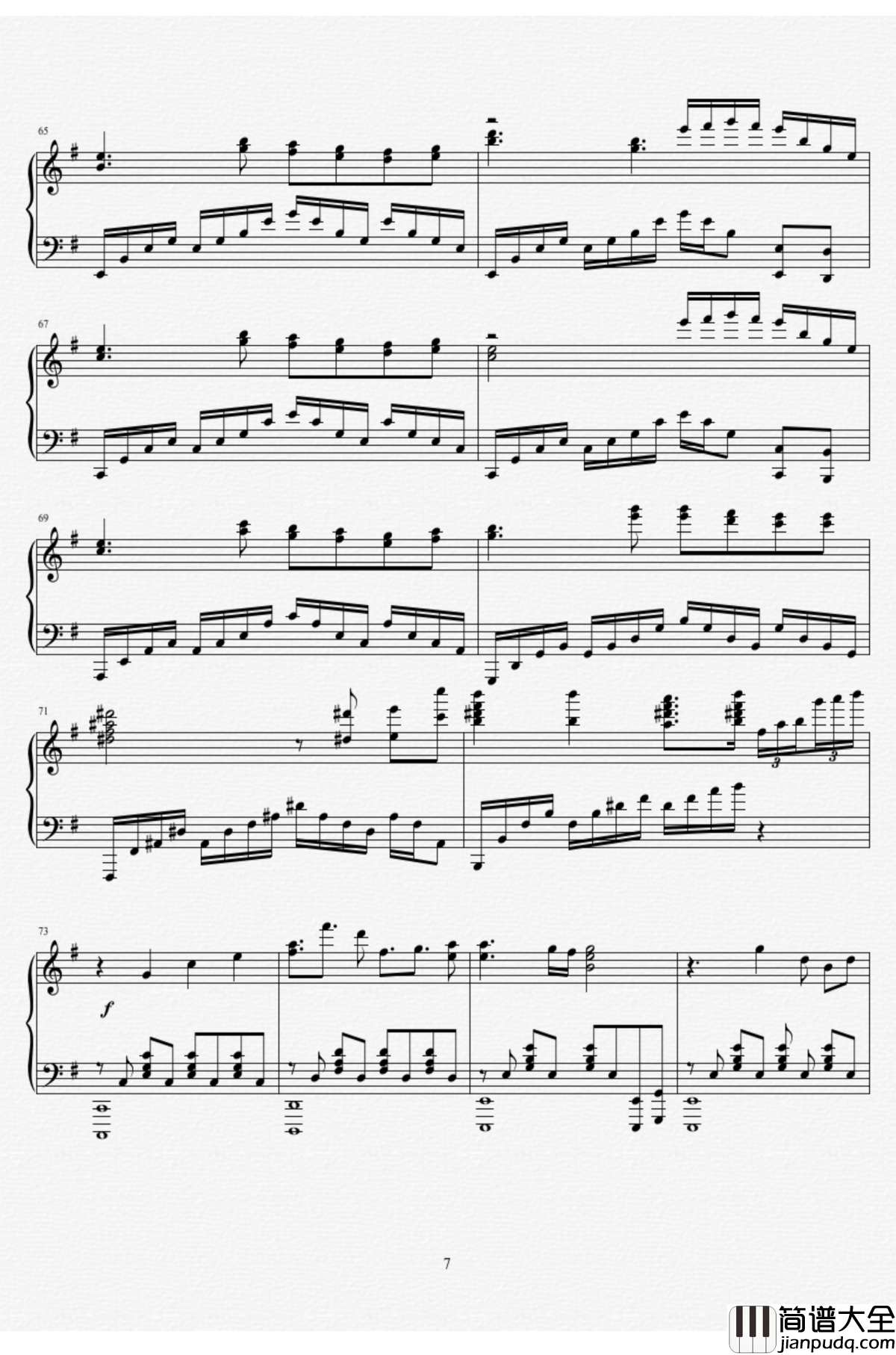 re_awake钢琴谱_命运石之门0_Steins_Gate_0_阿保刚